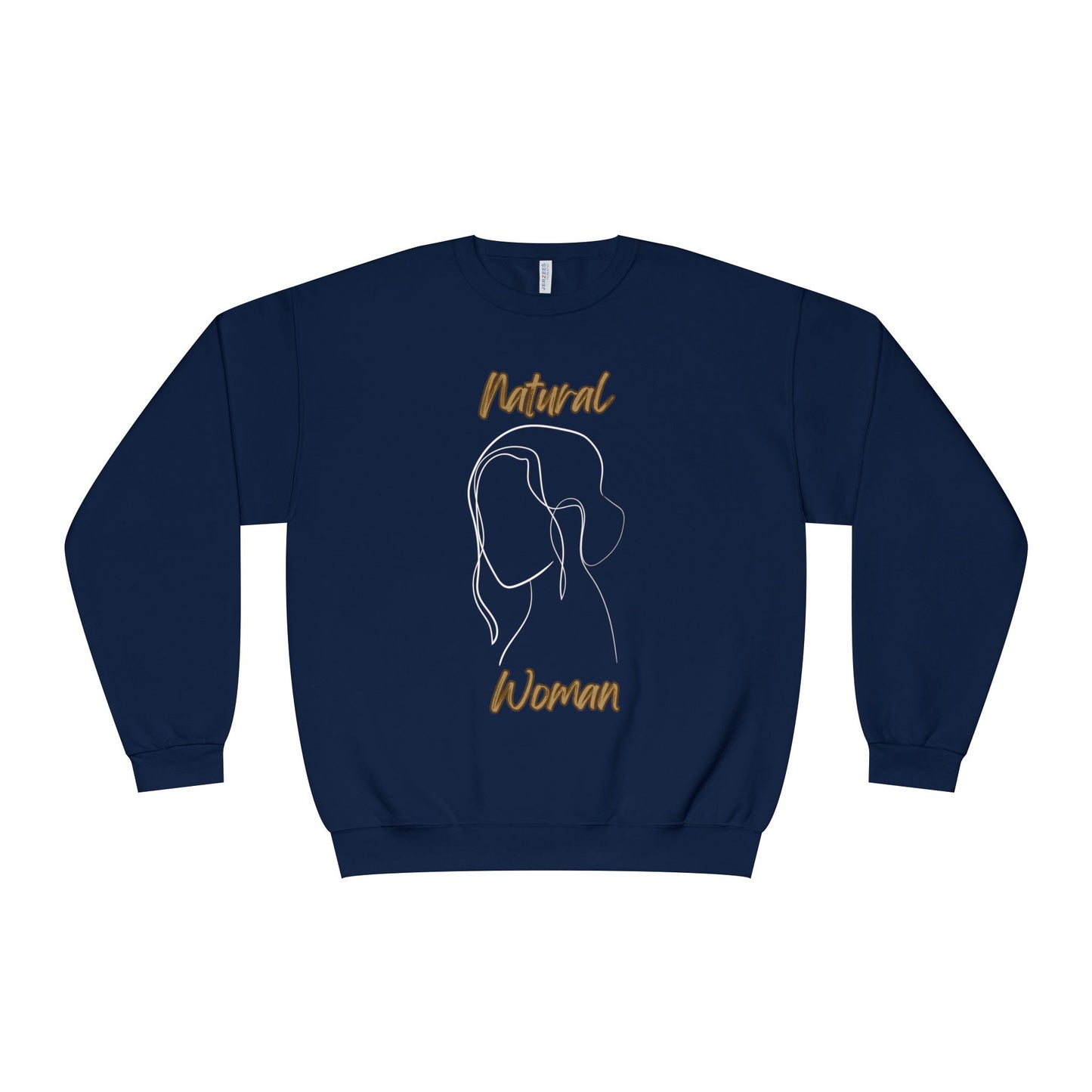 Natural Woman Hanging Hair (WL) Crewneck Sweatshirt