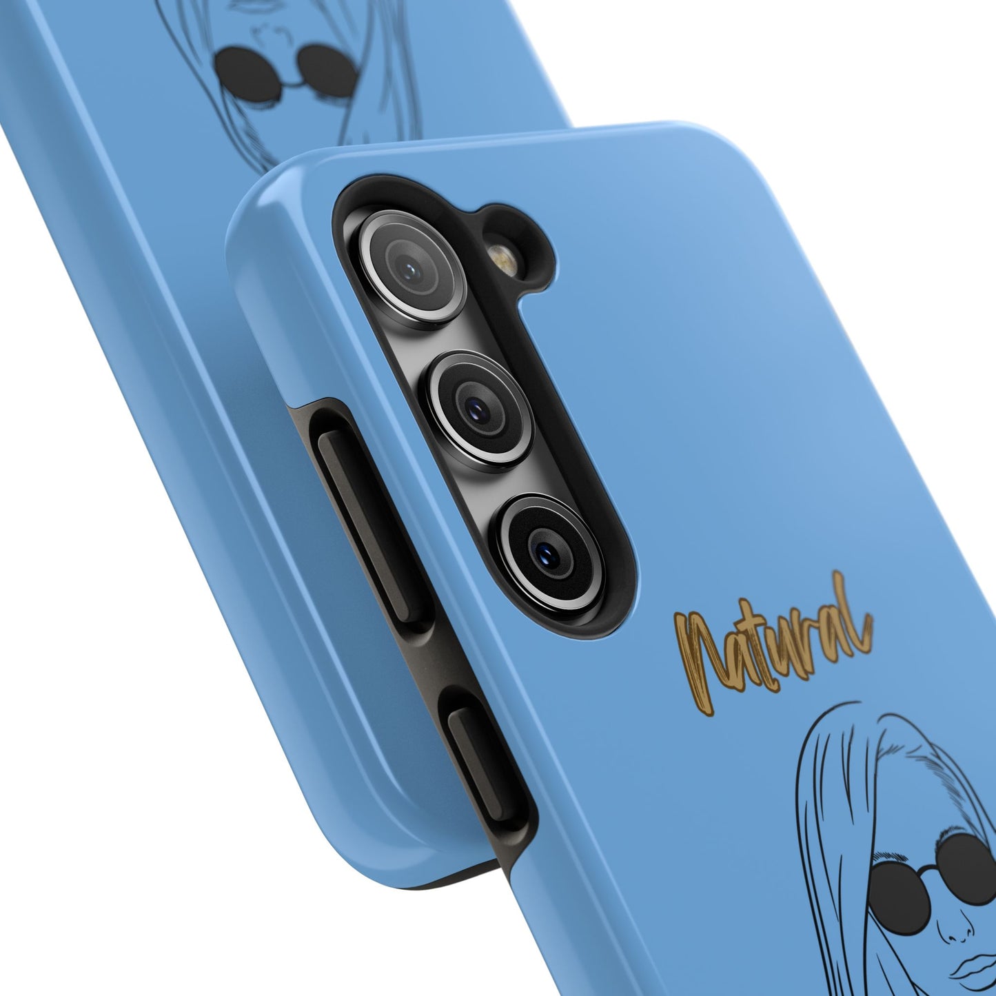 Natural Woman Shades (BL)Tough Phone Cases LIGHT BLUE