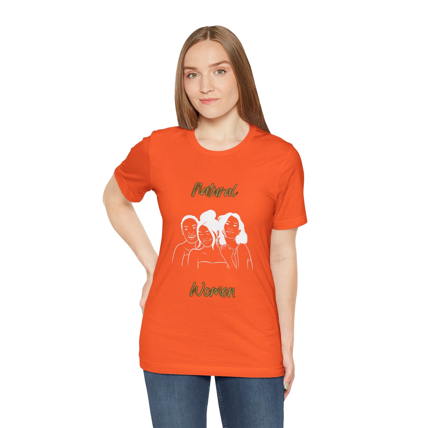 Natural Woman Laughing Friends (WL) Short Sleeve T-Shirt