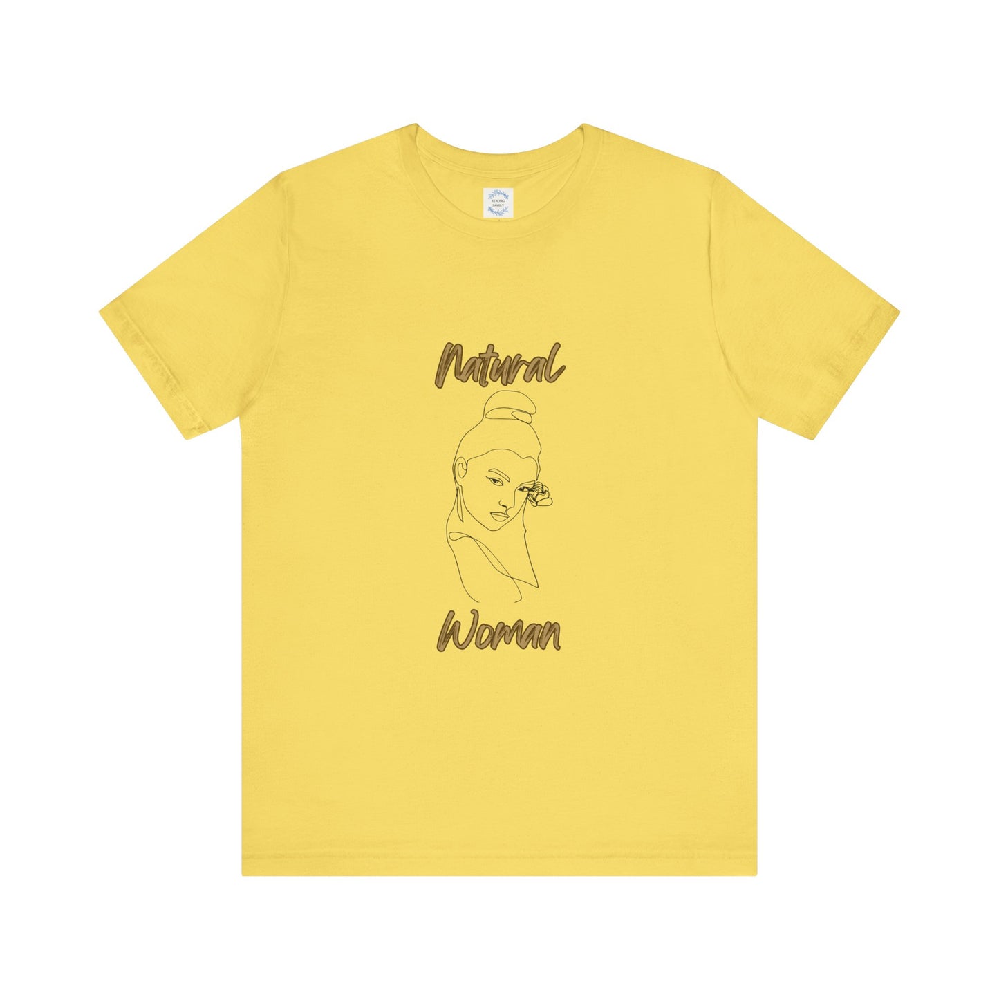 Natural Woman Sassy Bun (BL) Short Sleeve T-Shirt