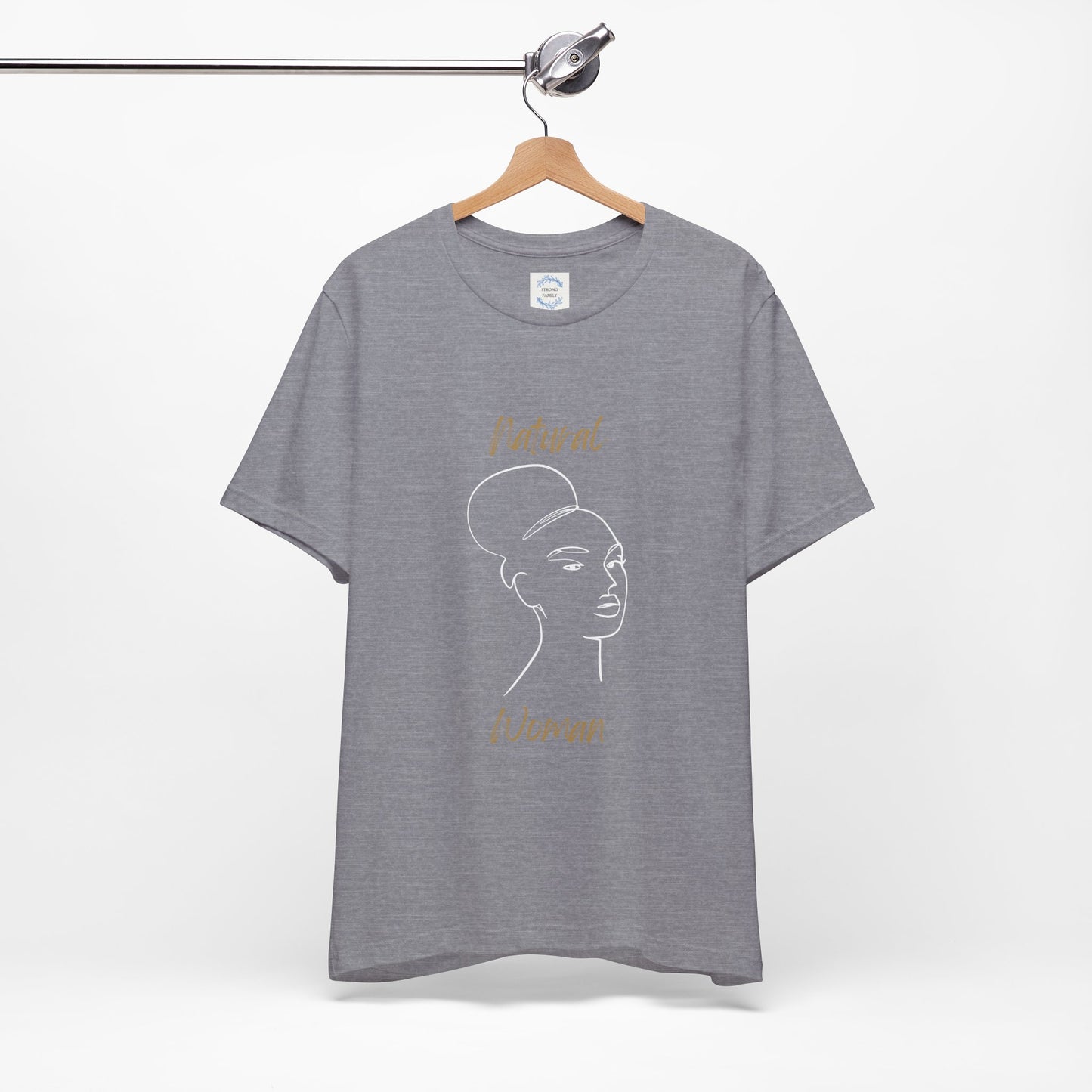 Natural Woman Hair Up (WL) Short Sleeve T-Shirt