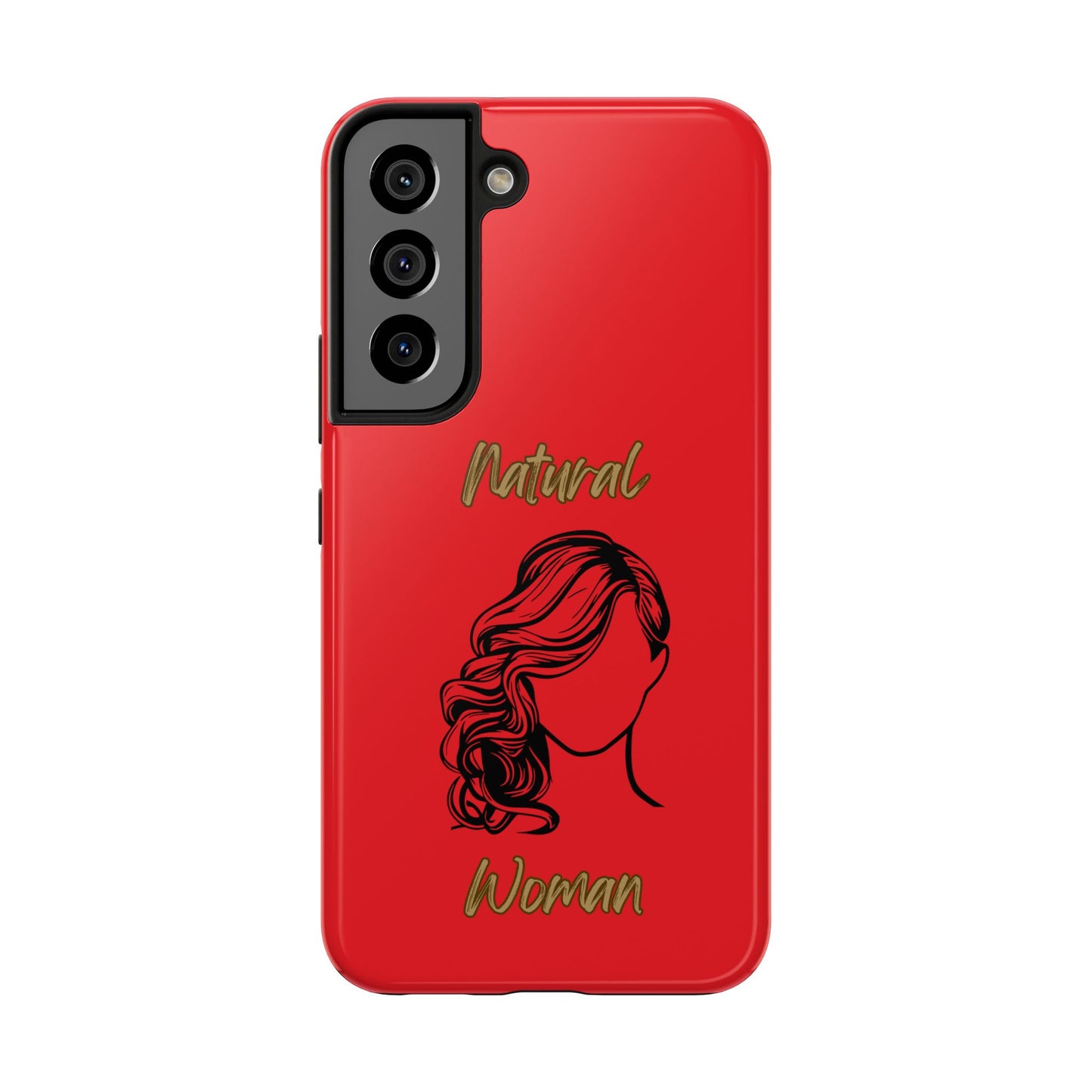 Natural Woman Long Curl (BL)Tough Phone Cases RED
