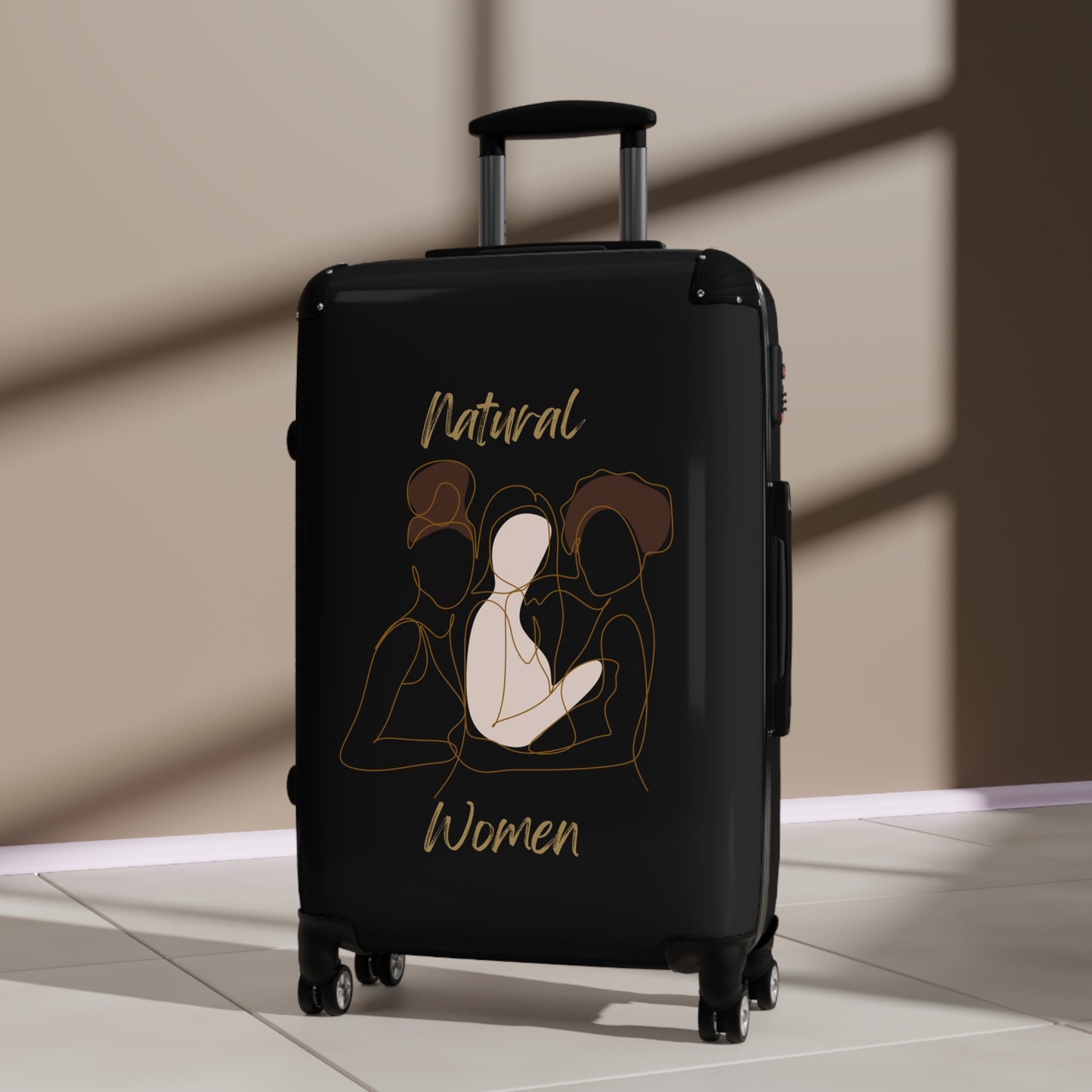 Natural Women Friends (WL) Suitcase BLACK