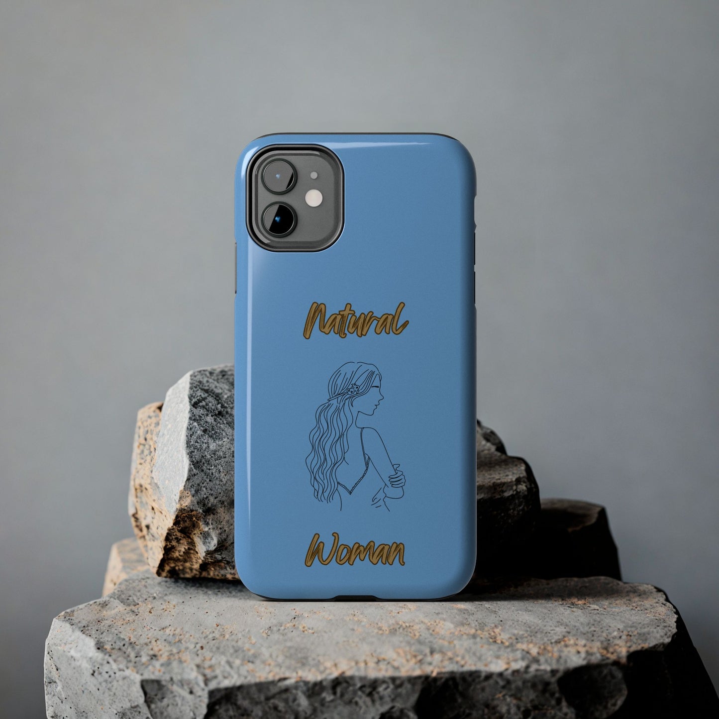 Natural Woman Young Woman (BL)Tough Phone Cases LIGHT BLUE