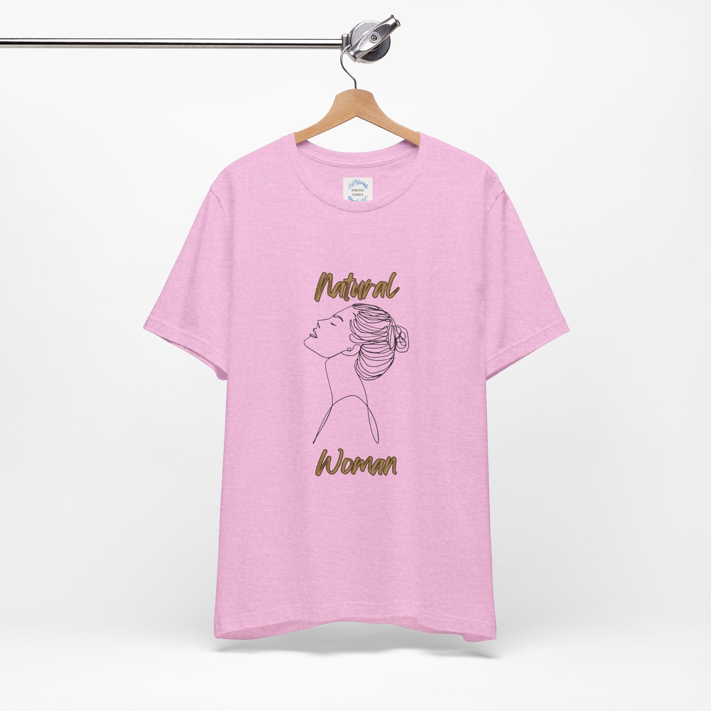 Natural Woman Wet Bun (BL) Short Sleeve T-Shirt