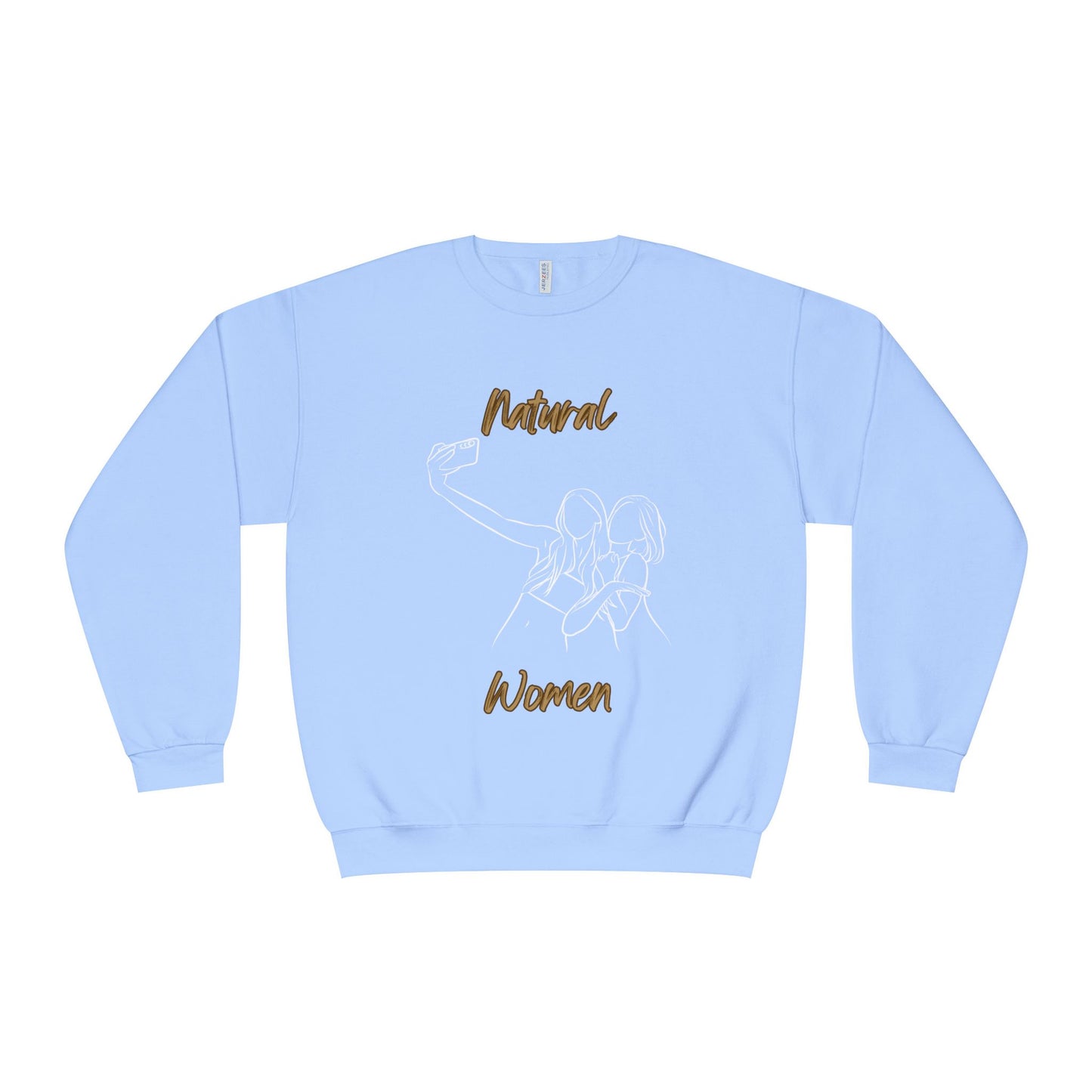 Natural Women Friends Selfie (WL) Crewneck Sweatshirt