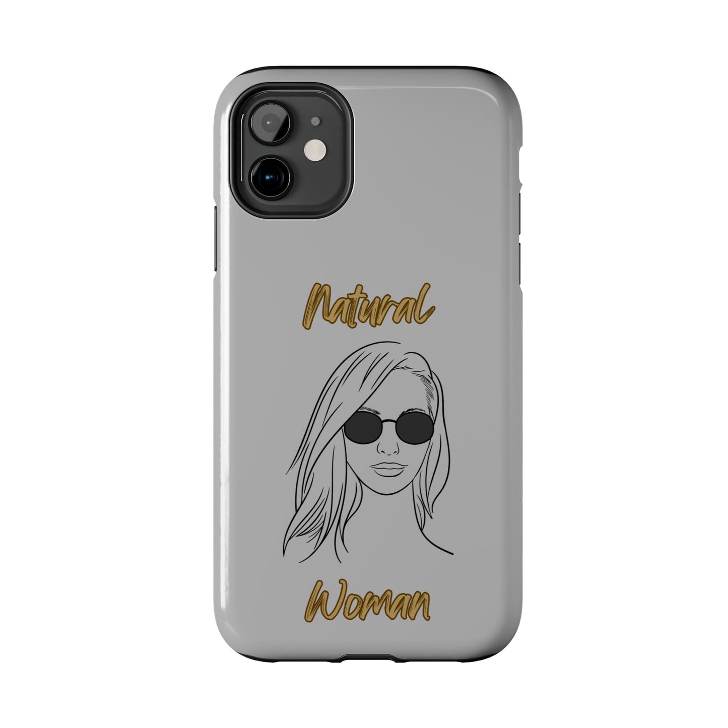 Natural Woman Shades (BL)Tough Phone Cases LIGHT GREY