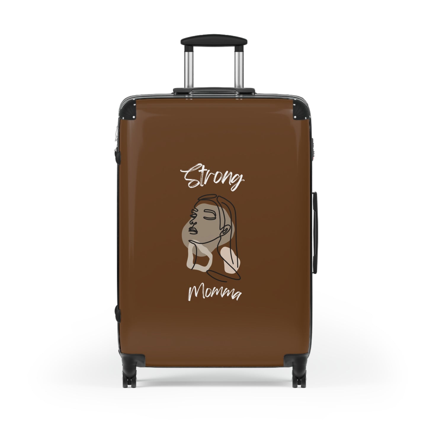 Strong Momma (WL) Luggage Bags BROWN