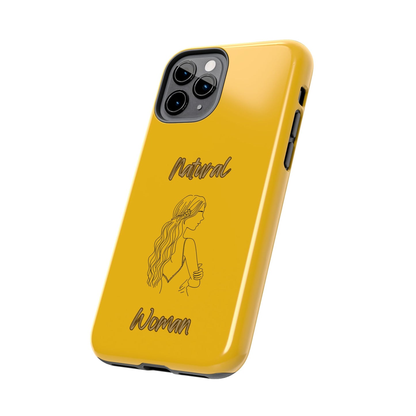 Natural Woman Young Woman (BL)Tough Phone Cases YELLOW