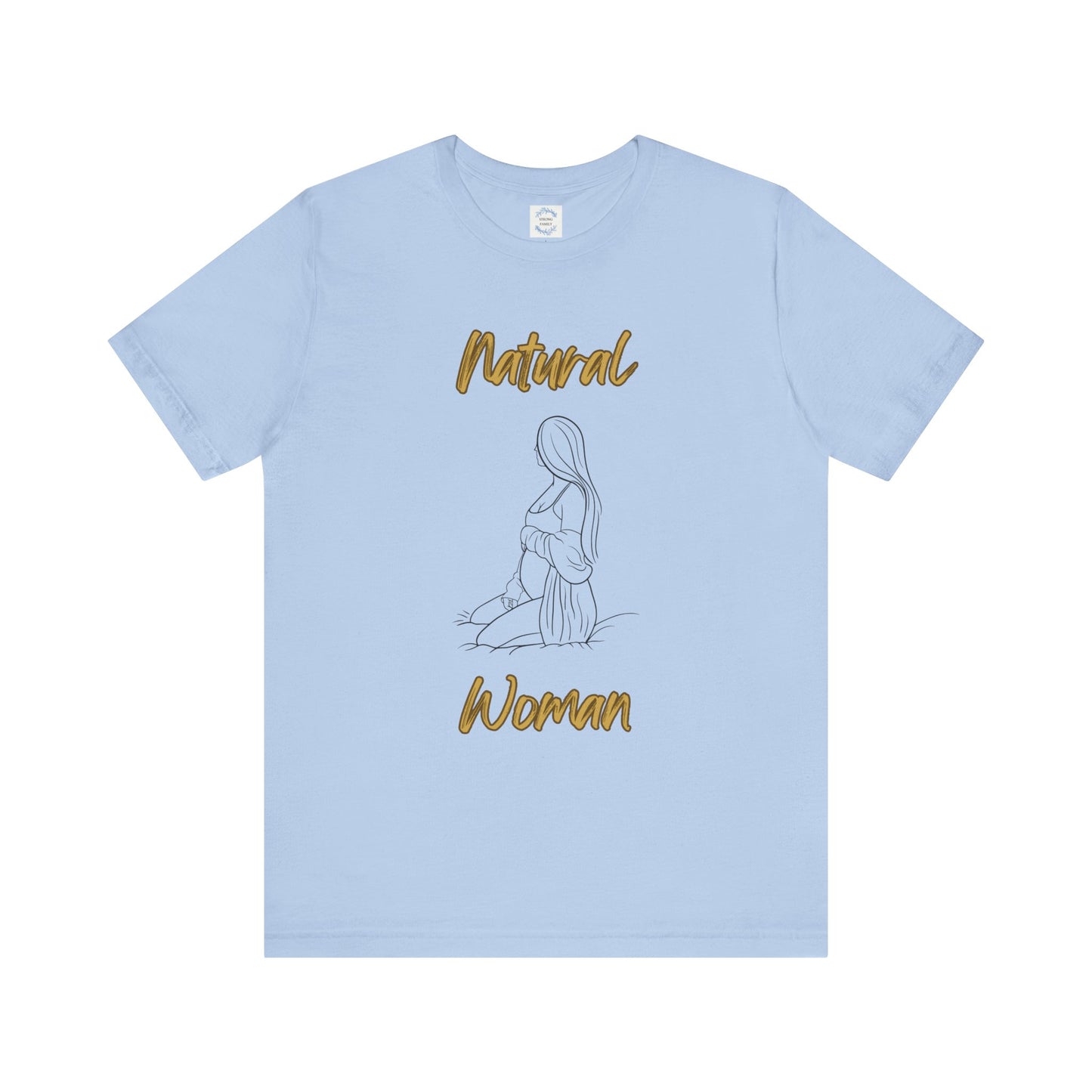Natural Woman Expecting (BL) Short Sleeve T-Shirt