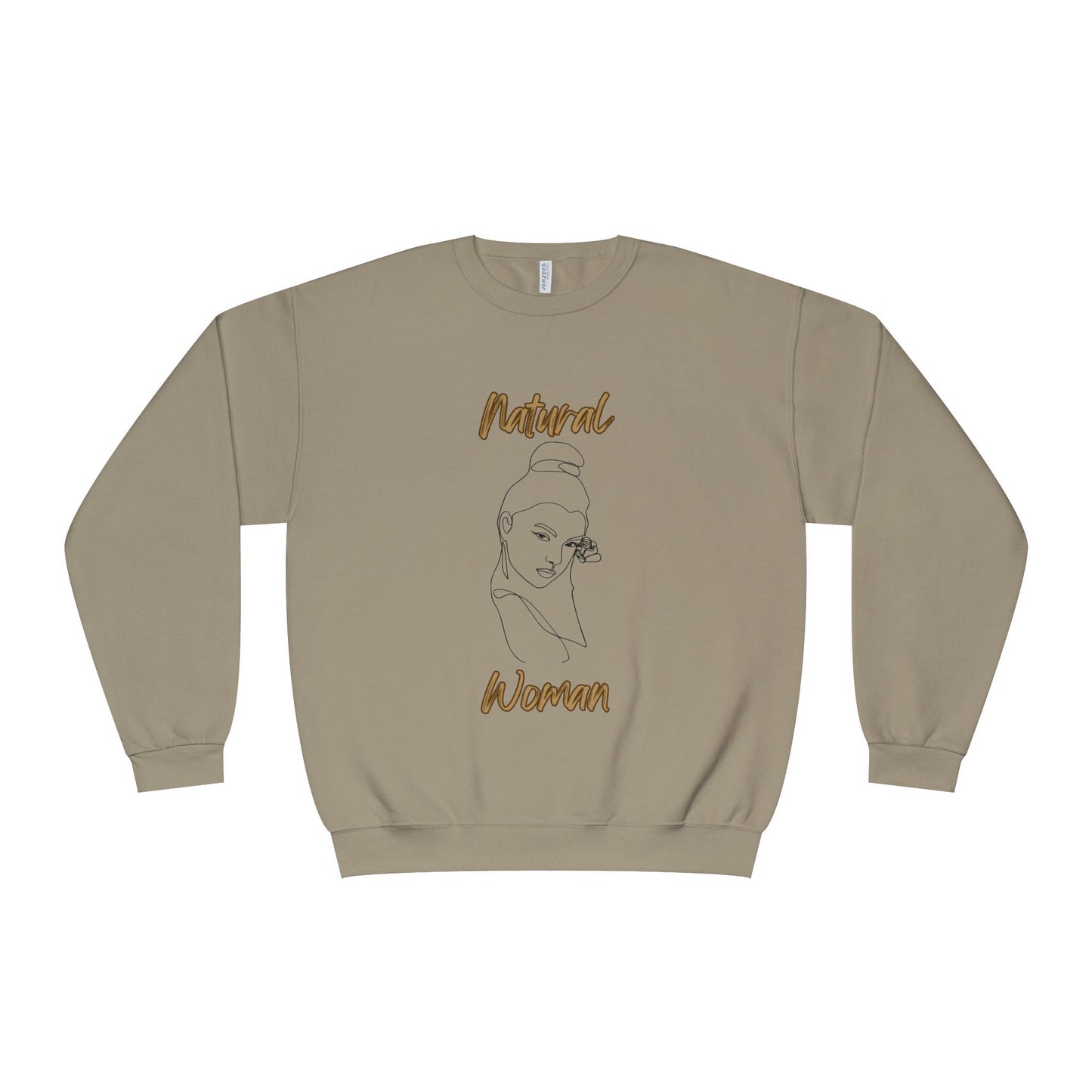 Natural Woman Sassy Bun (BL) Crewneck Sweatshirt