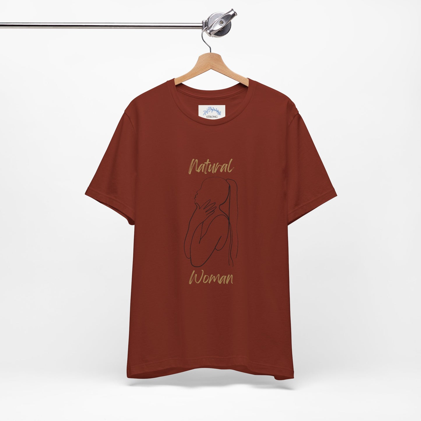 Natural Woman Ponytail (BL) Short Sleeve T-Shirt