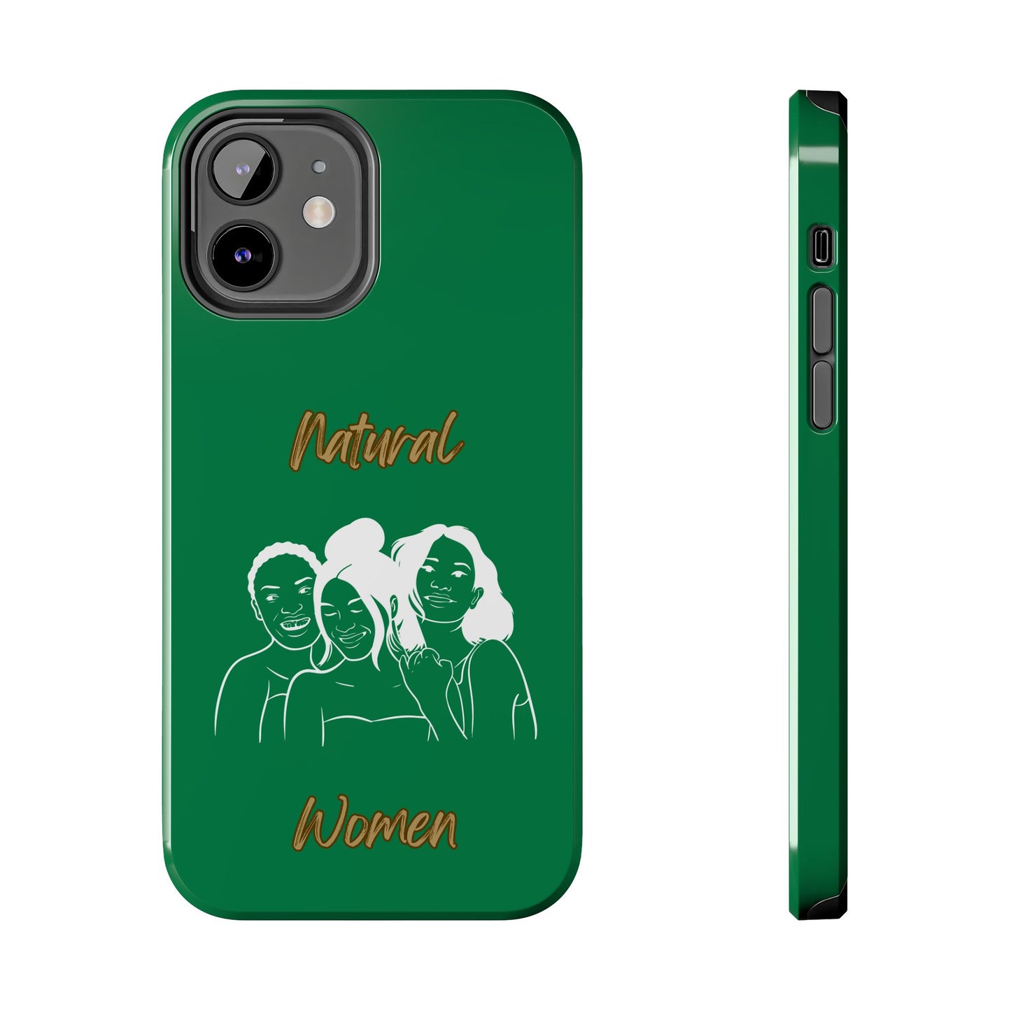 Natural Women Laughing Friends (WL)Tough Phone Cases DARK GREEN