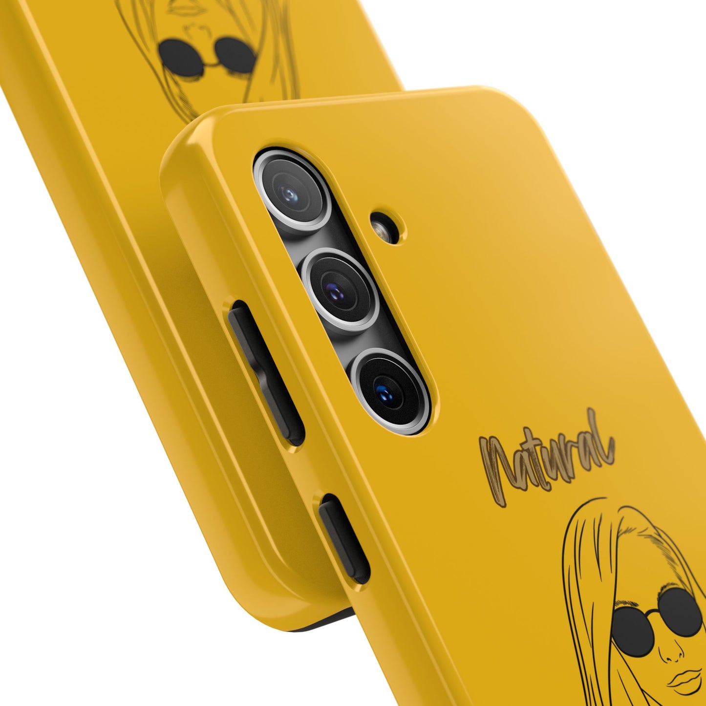 Natural Woman Shades (BL)Tough Phone Cases YELLOW