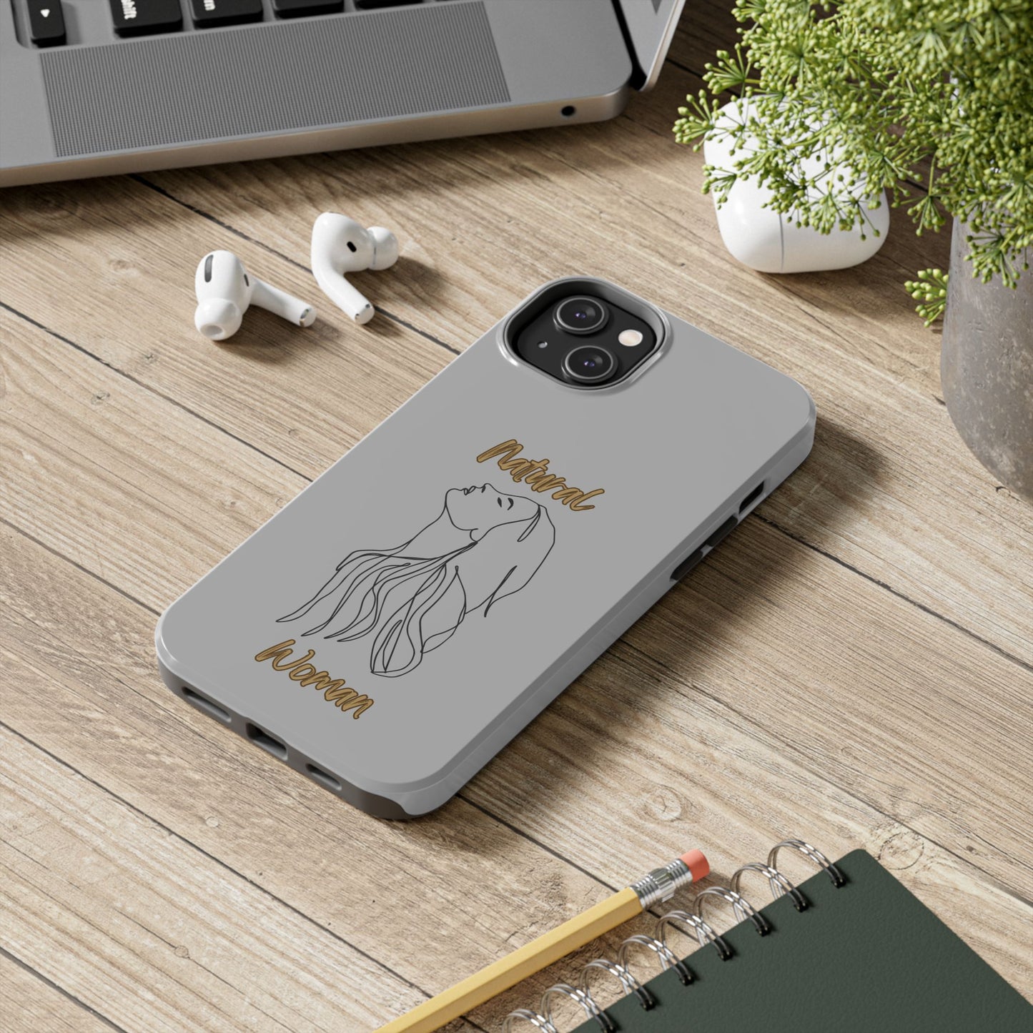 Natural Woman Appreciation (BL) Tough Phone Cases LIGHT GREY