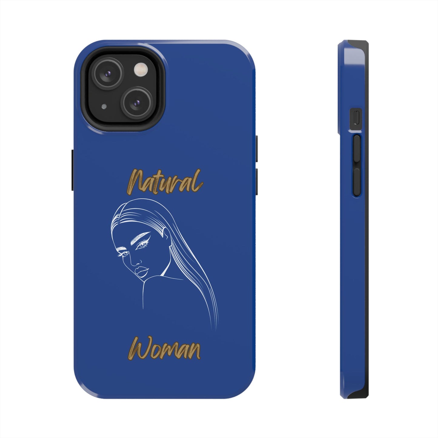 Natural Woman The Stare (WL)Tough Phone Cases DARK BLUE