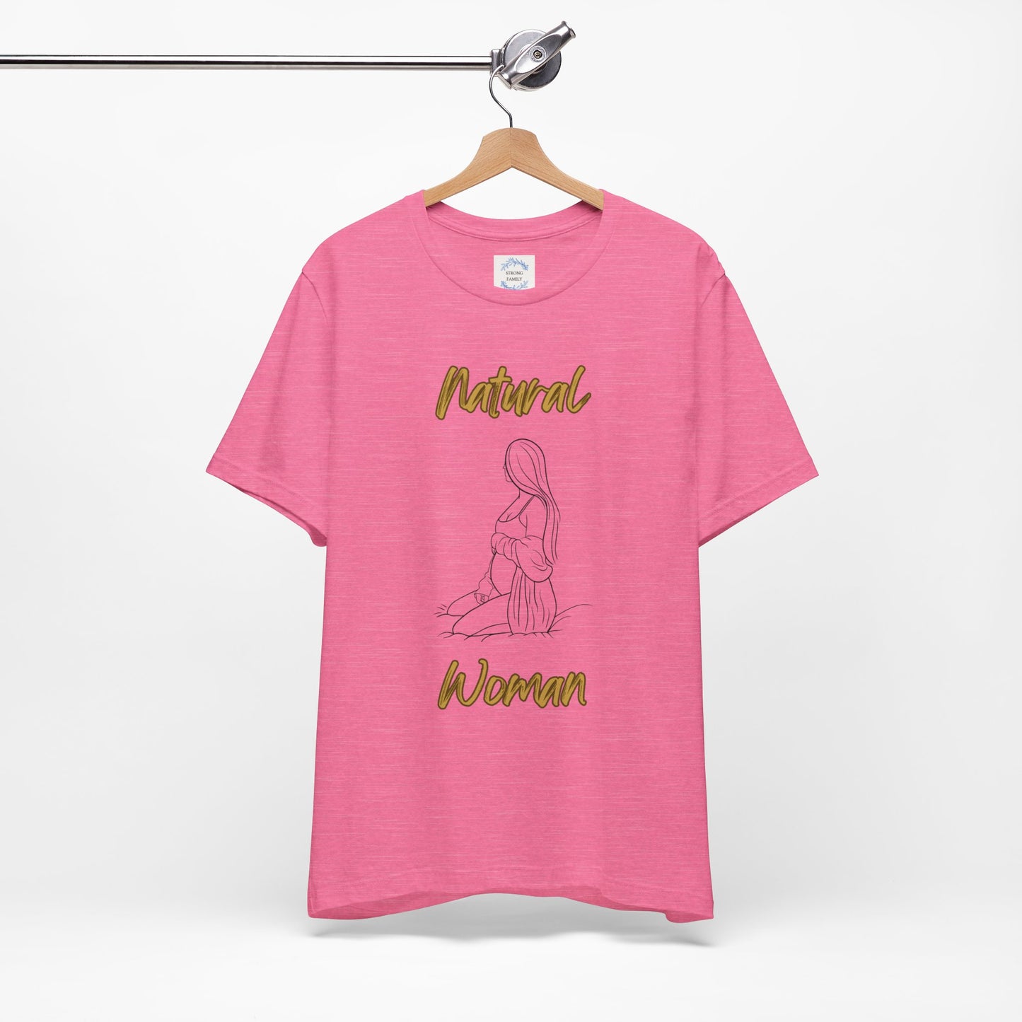 Natural Woman Expecting (BL) Short Sleeve T-Shirt