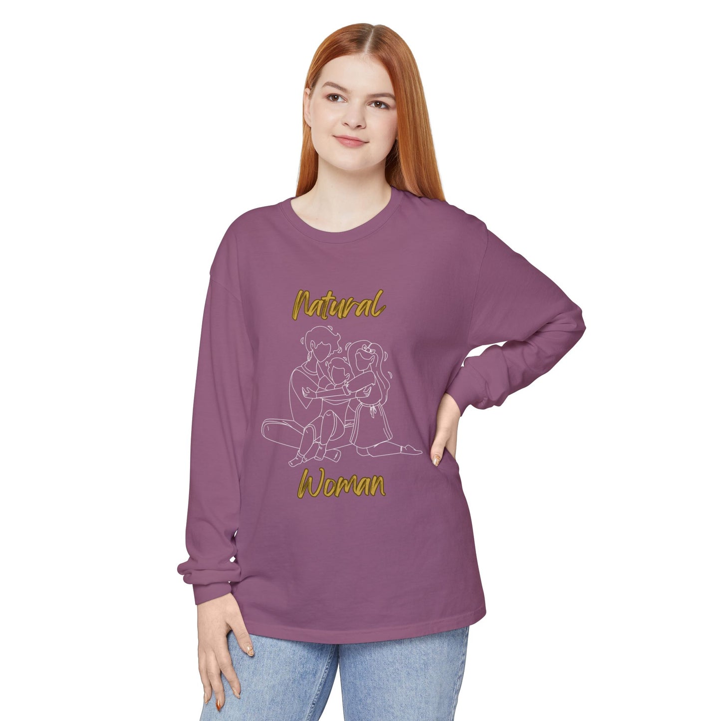 Natural Woman Bear Hugs (WL) Long Sleeve T-Shirt