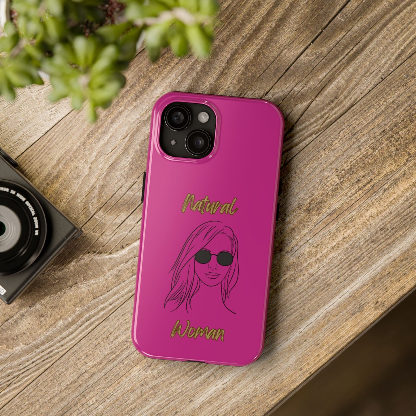 Natural Woman Shades (BL)Tough Phone Cases PINK