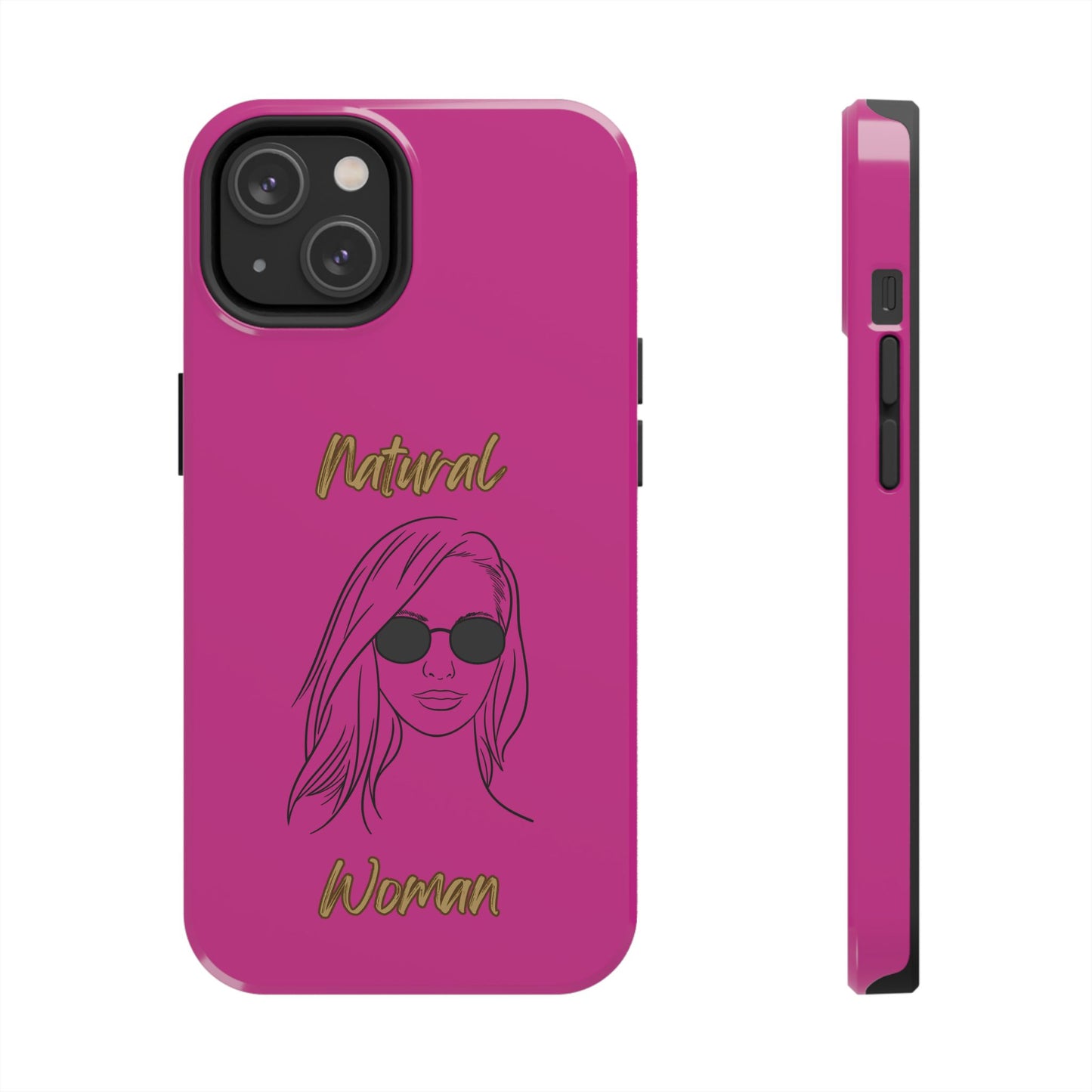 Natural Woman Shades (BL)Tough Phone Cases PINK