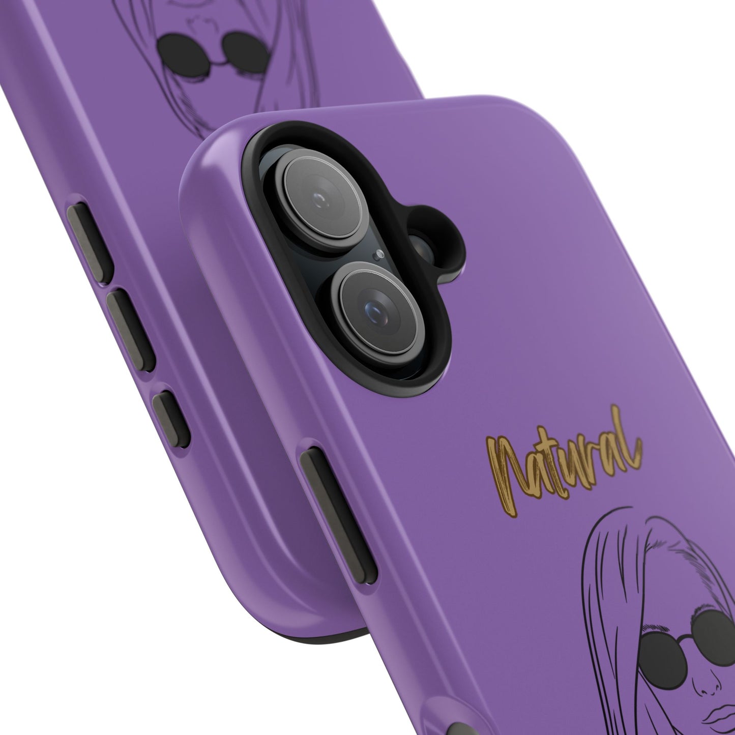Natural Woman Shades (BL)Tough Phone Cases LIGHT PURPLE