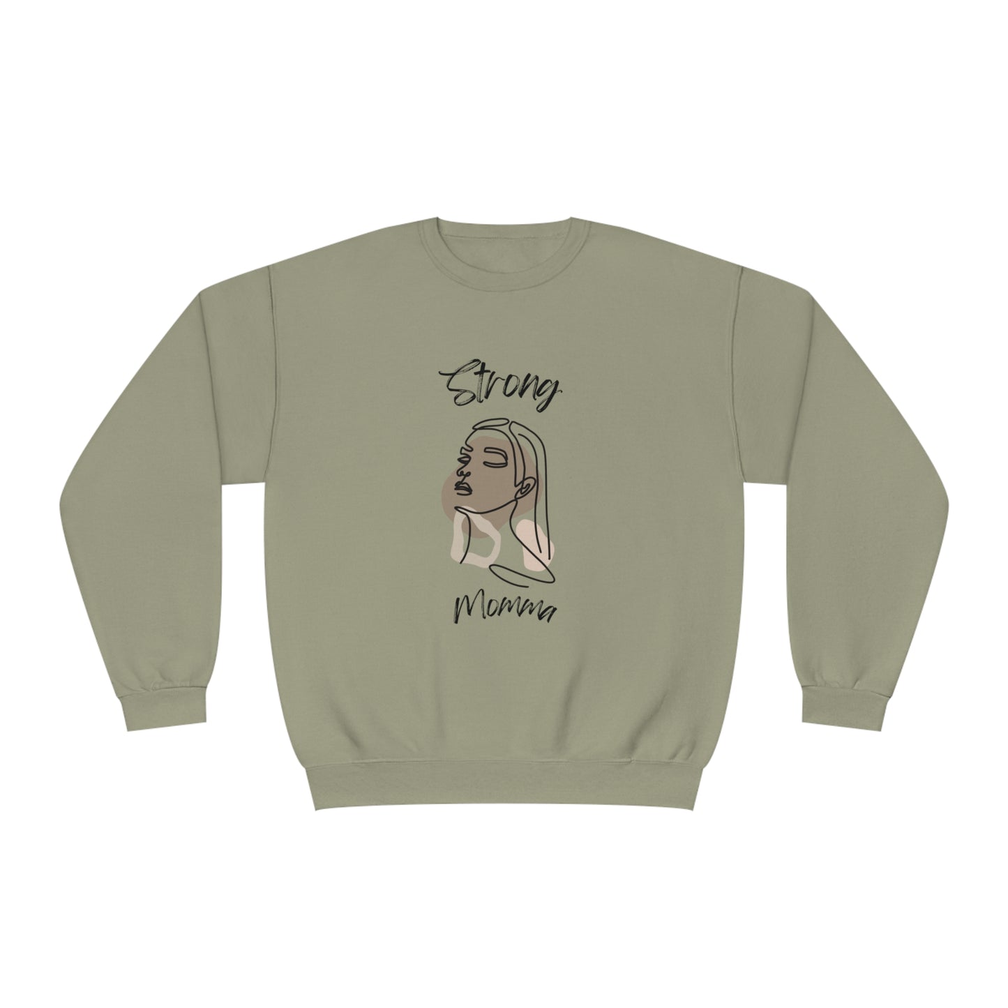 Strong Momma Crewneck Sweatshirt (BL)