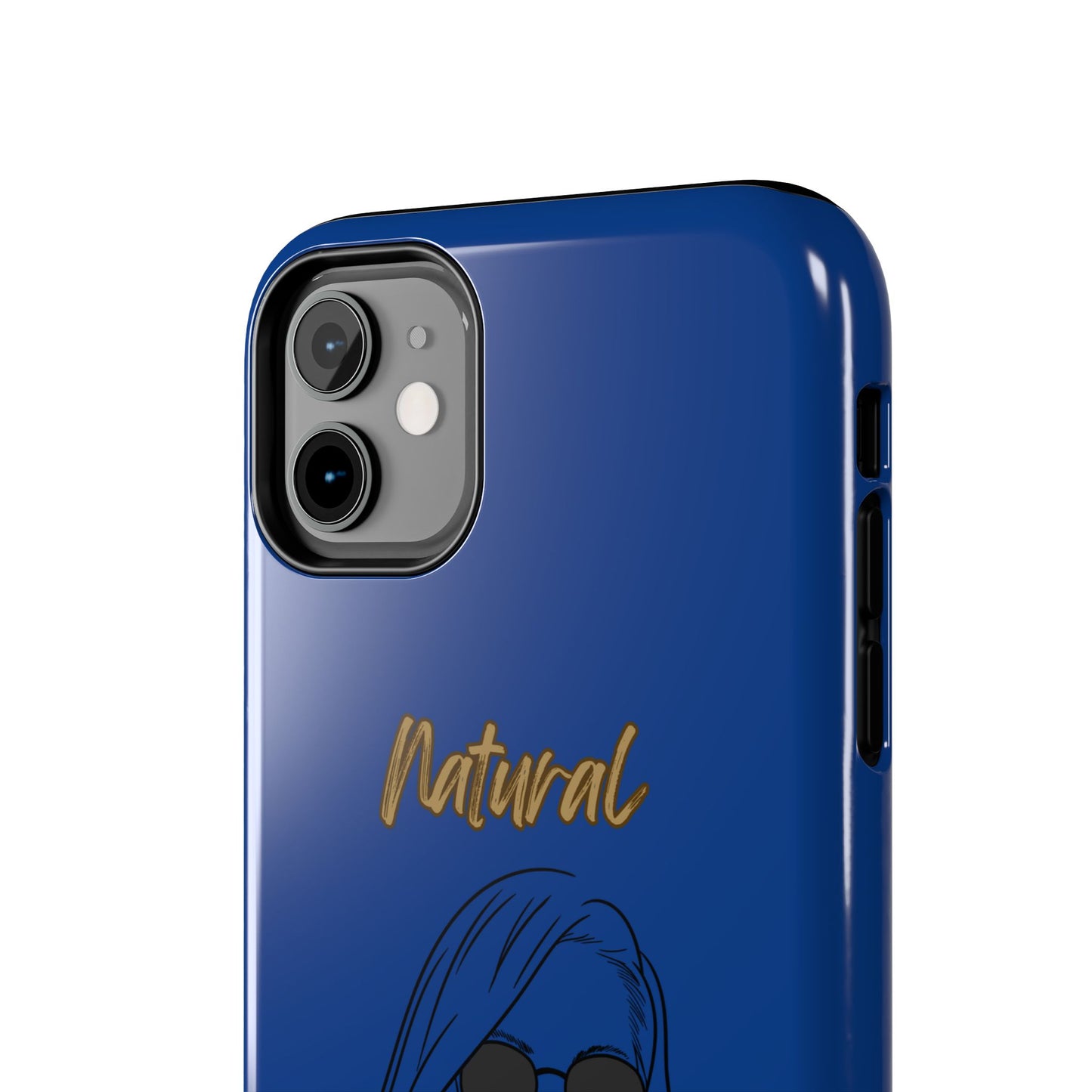 Natural Woman Shades (BL)Tough Phone Cases DARK BLUE