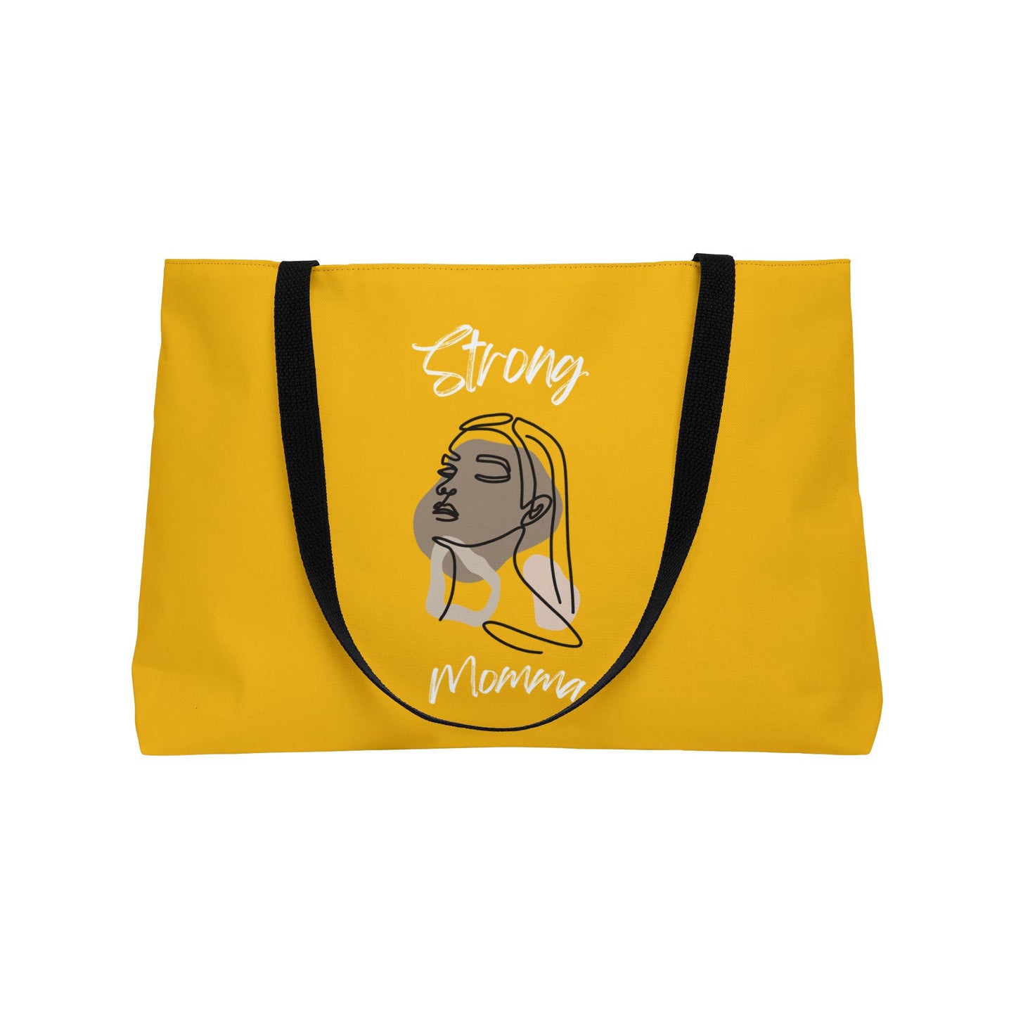 Strong Momma (WL) Weekender Tote Bag YELLOW