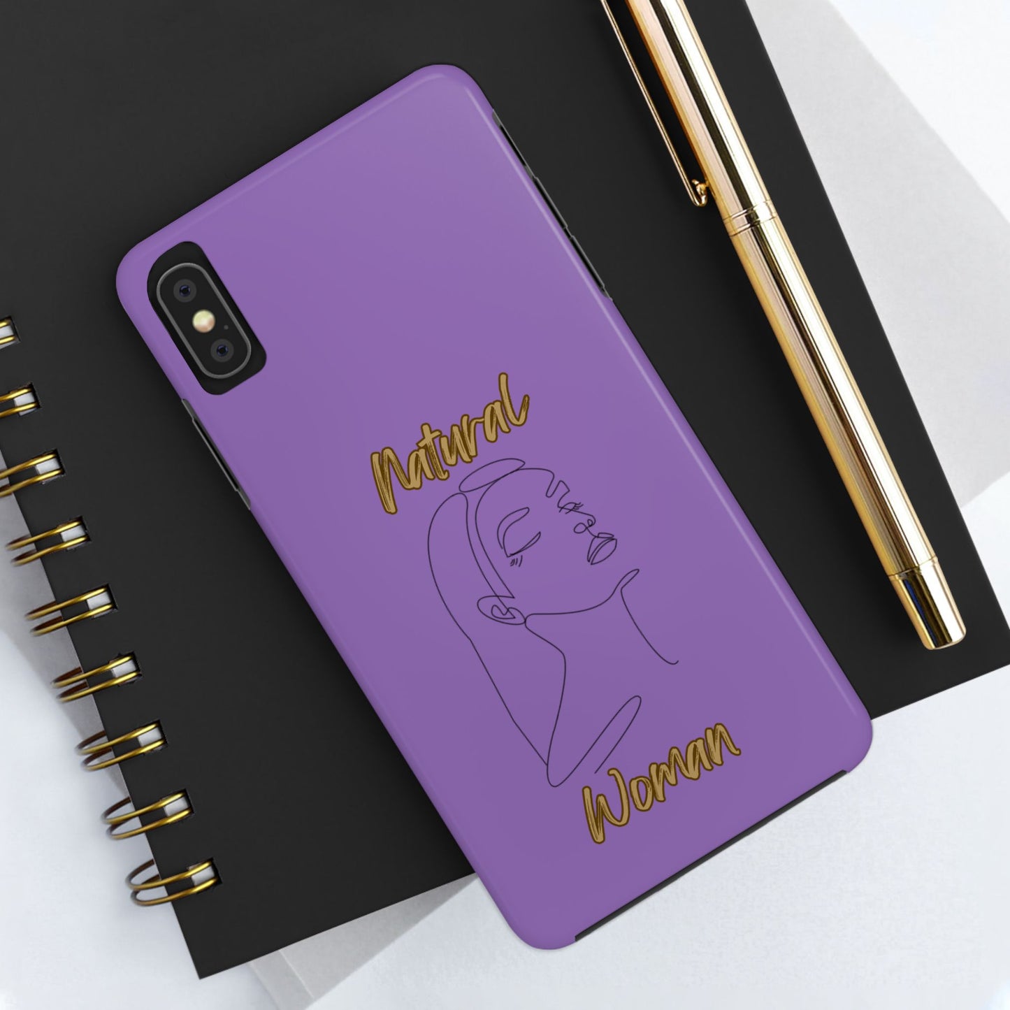 Natural Woman Calm (BL) Tough Phone Cases LIGHT PURPLE