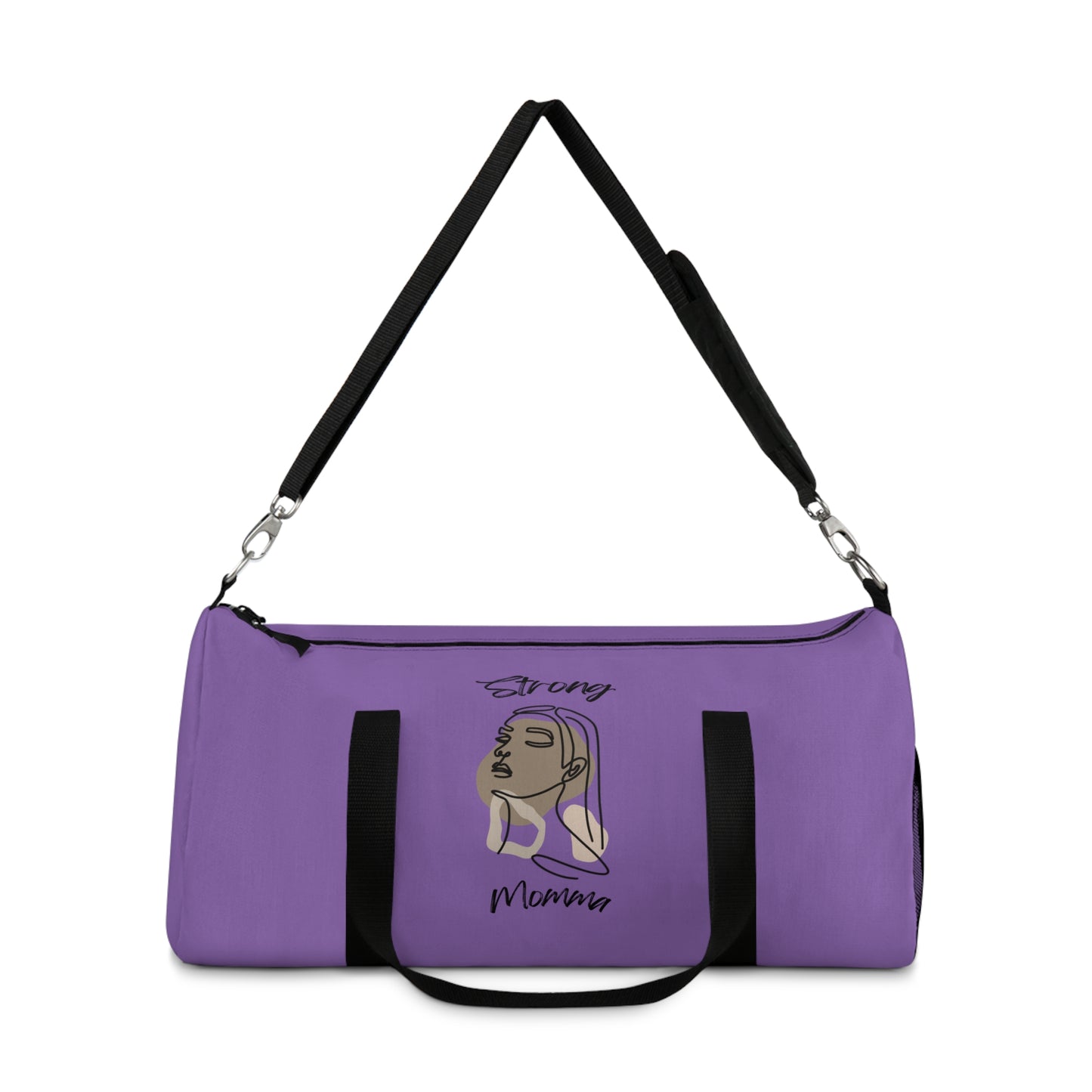 Strong Momma (BL) Duffel Bag LIGHT PURPLE