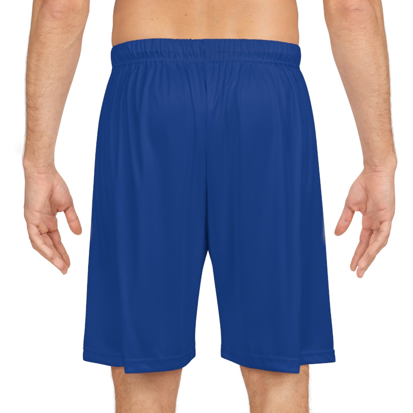 Kingdom Man (Gold) Basketball Shorts DARK BLUE