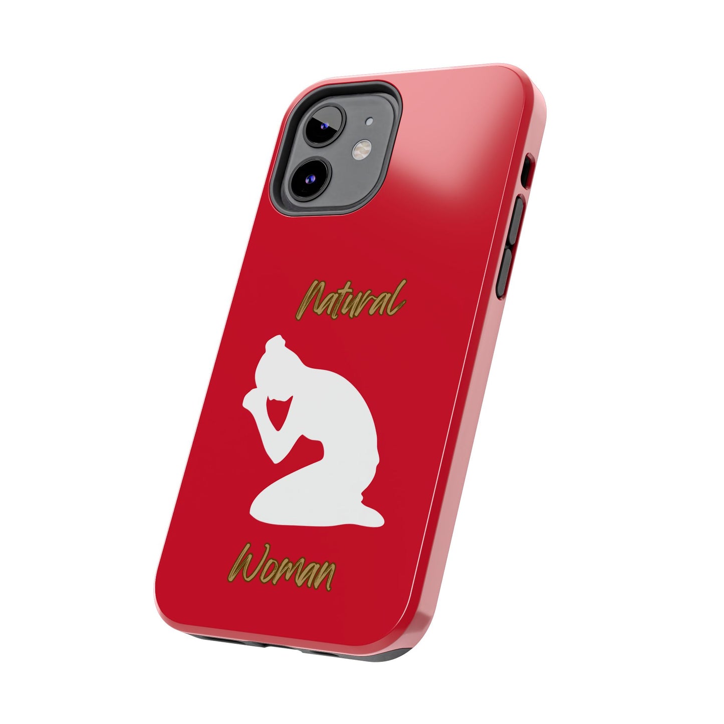 Natural Woman Pray (WL) Tough Phone Cases DARK RED