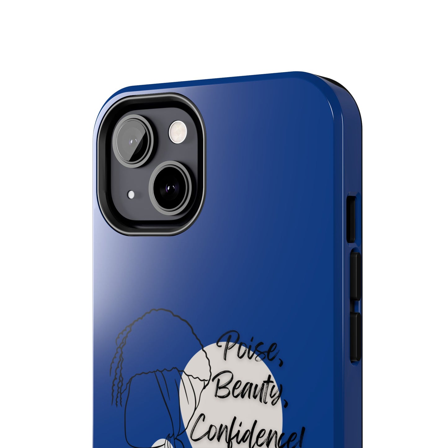 Natural Woman Puff (BL)Tough Phone Cases DARK BLUE