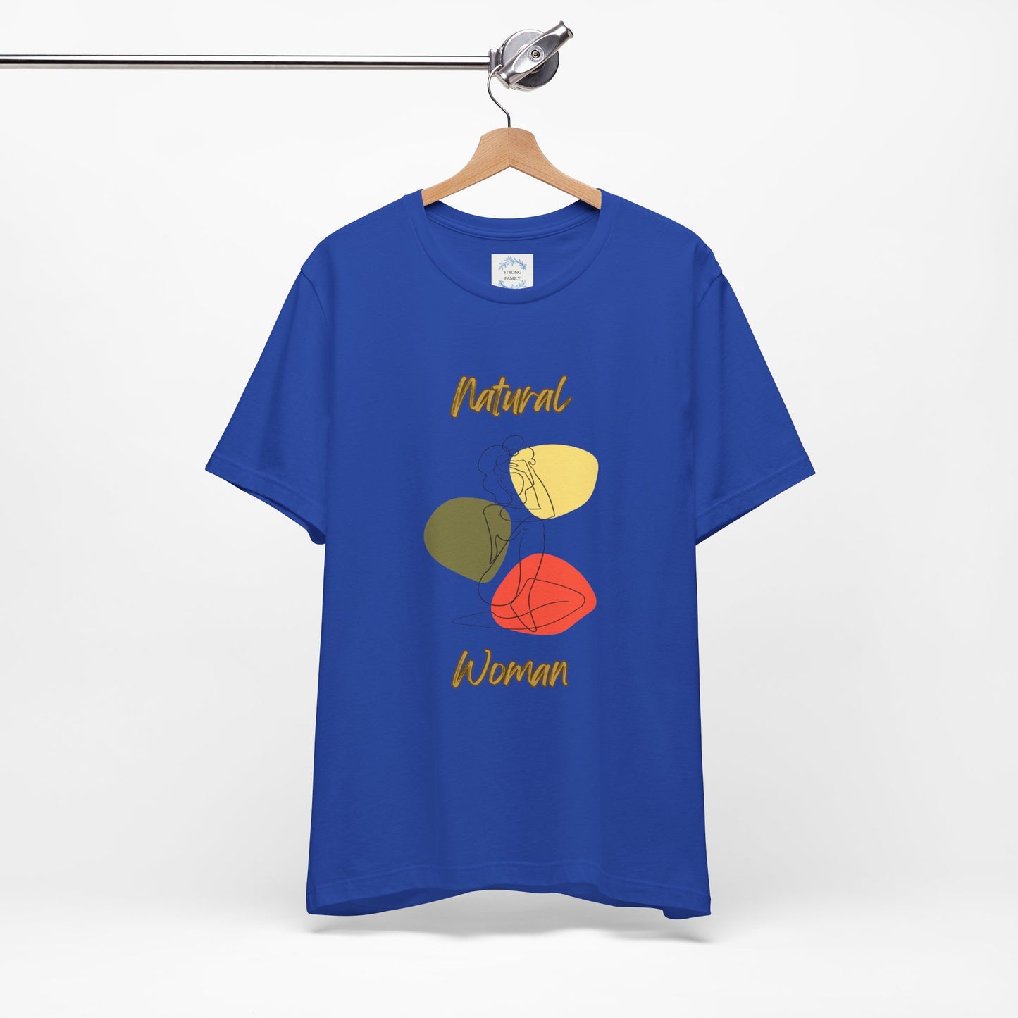 Natural Woman Colorful Pose (BL) Short Sleeve T-Shirt
