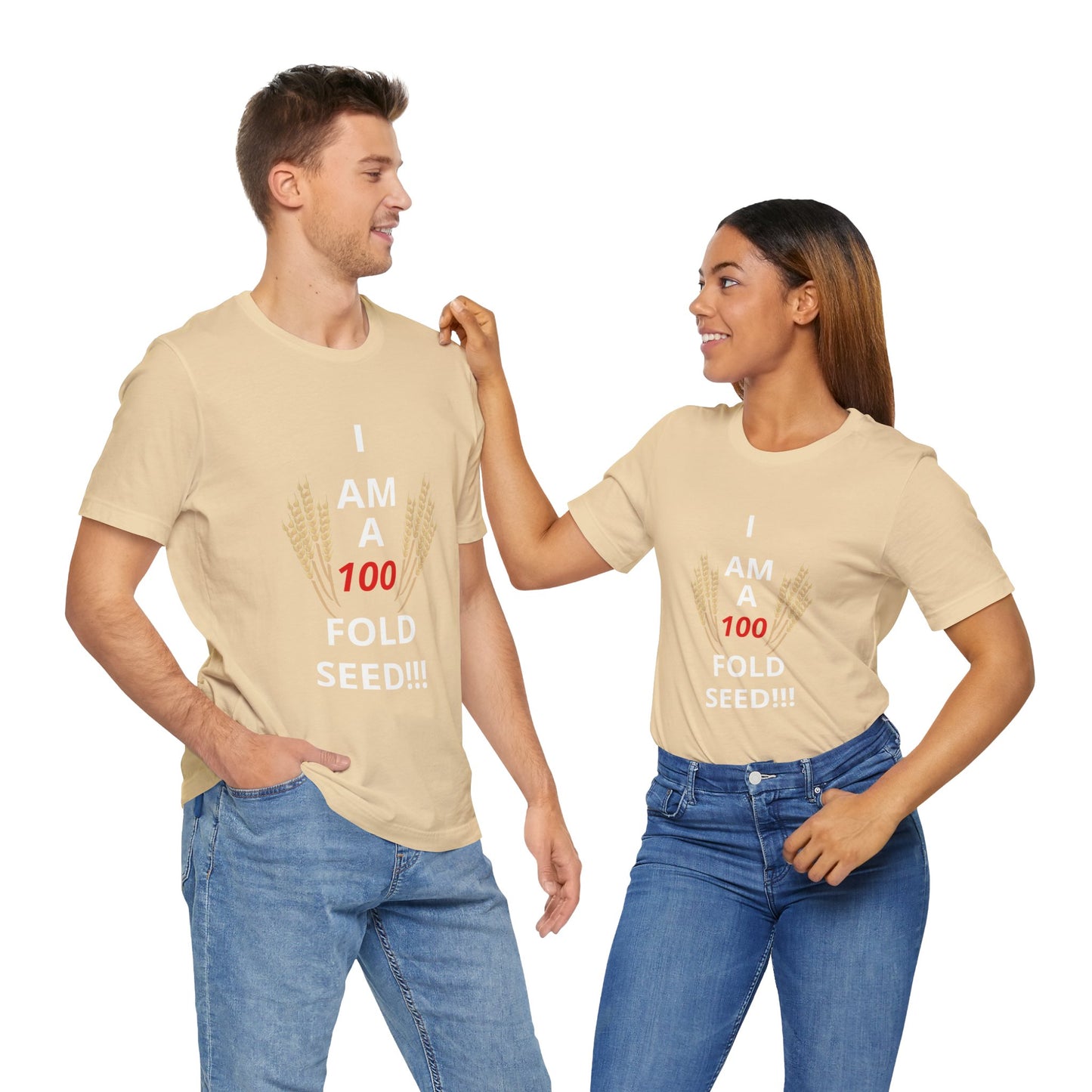 100 Fold Seed (WL)Unisex Jersey Short Sleeve T-Shirt