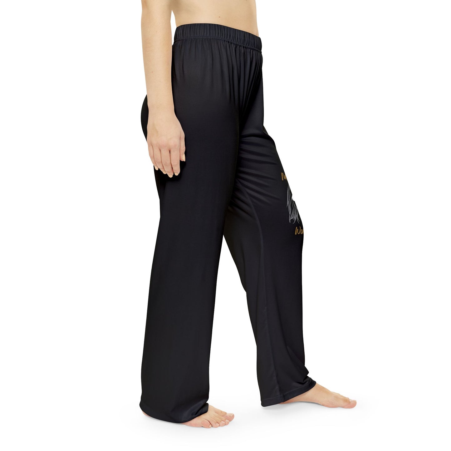 Natural Woman Shades (WL) Women's Pajama Pants BLACK