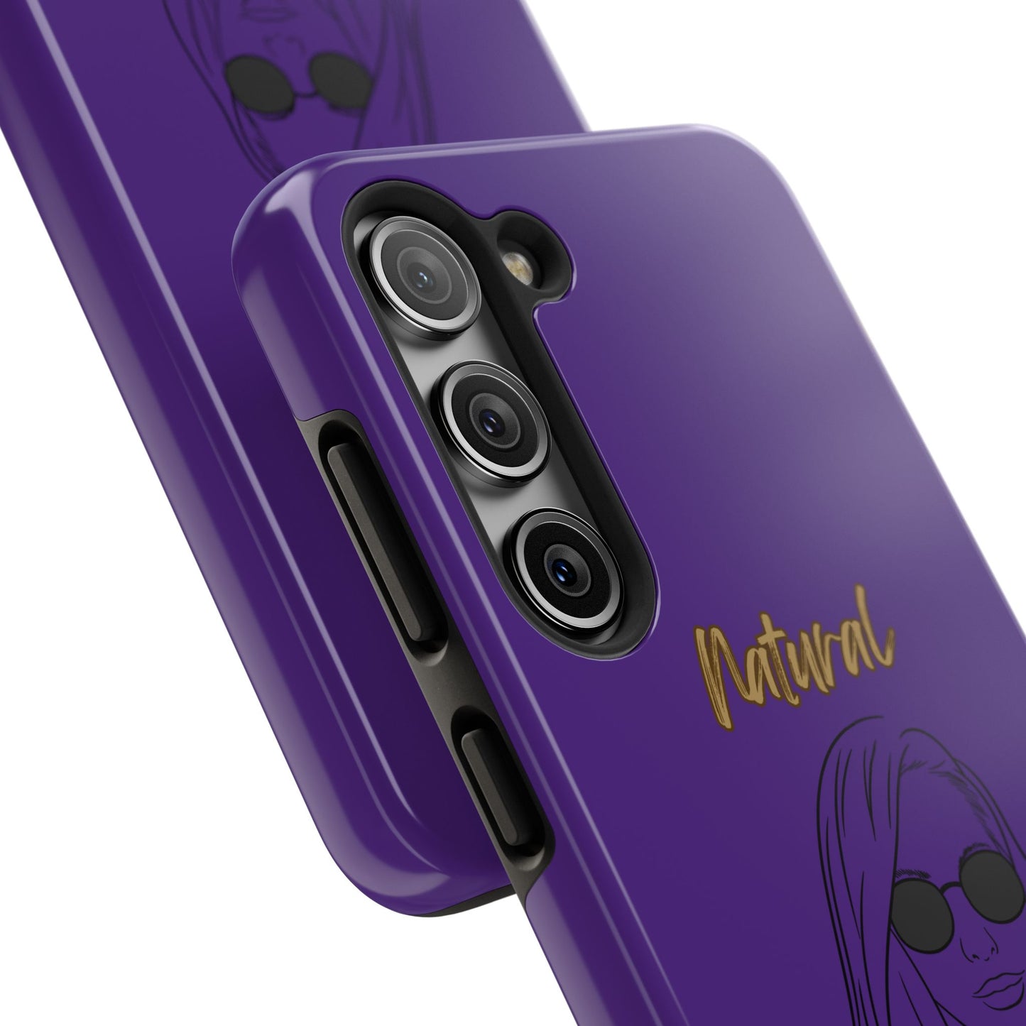 Natural Woman Shades (BL)Tough Phone Cases PURPLE