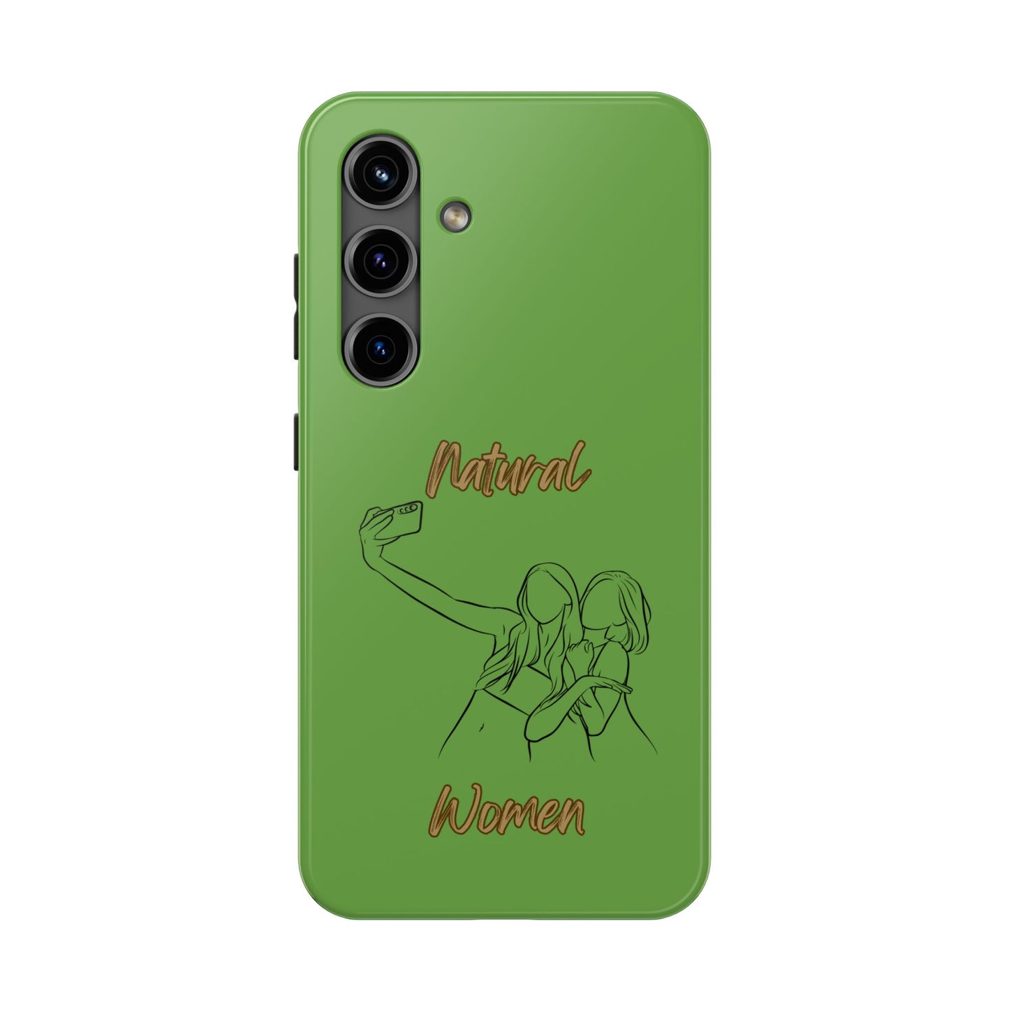 Natural Woman Friends Selfie (BL)Tough Phone Cases GREEN