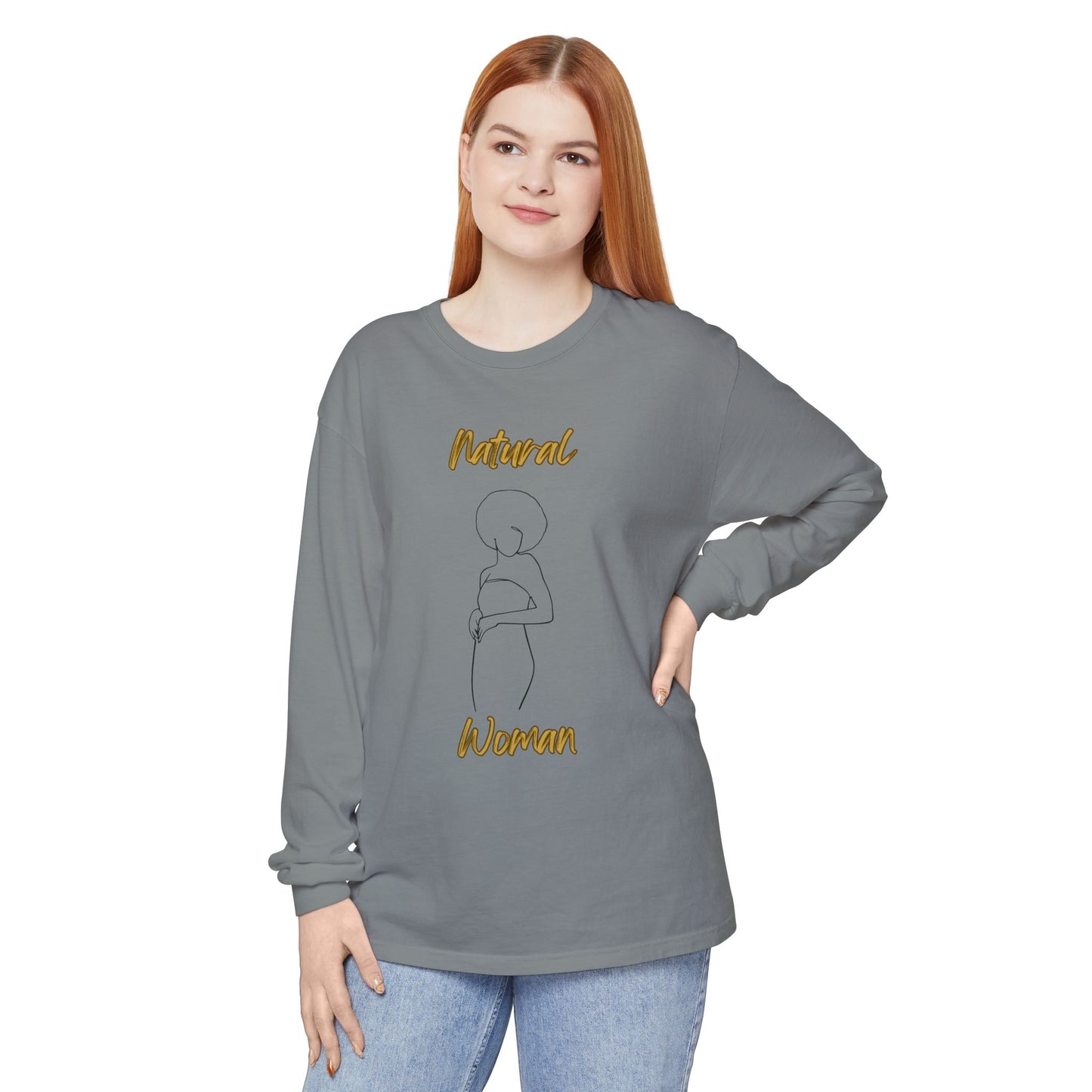 Natural Woman Sho Nuff (BL) Long Sleeve T-Shirt