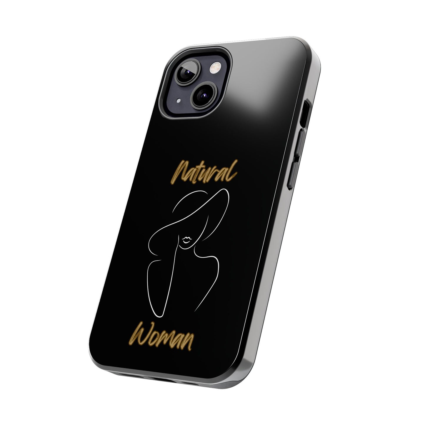 Natural Woman Sun Hat (WL) Tough Phone Cases BLACK