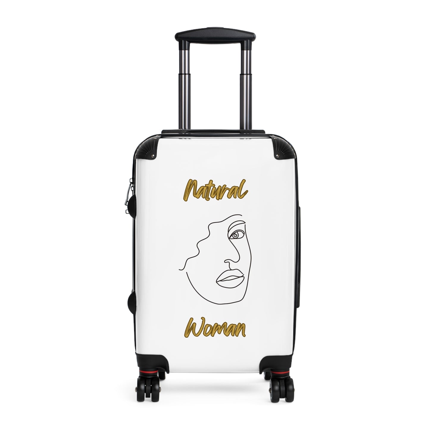Natural Woman Peekaboo (BL) Suitcase WHITE
