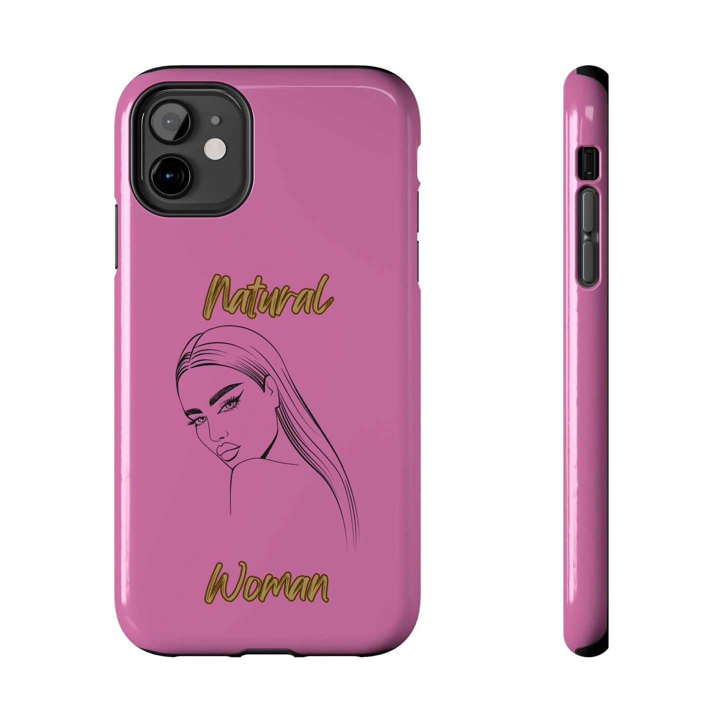 Natural Woman The Stare (BL)Tough Phone Cases LIGHT PINK