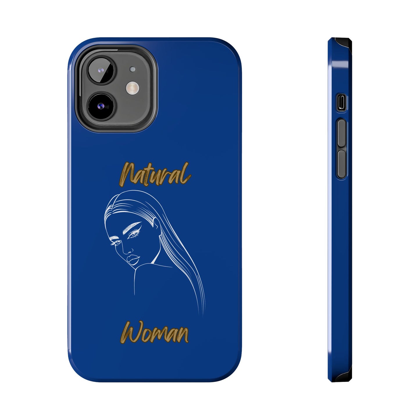 Natural Woman The Stare (WL)Tough Phone Cases DARK BLUE
