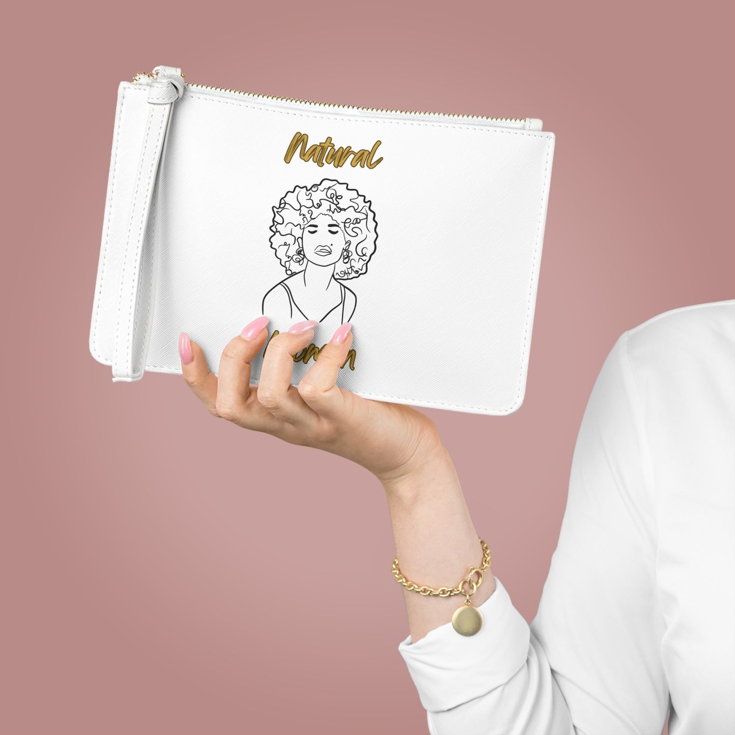 Natural Woman All About Me (BL) Clutch Bag WHITE