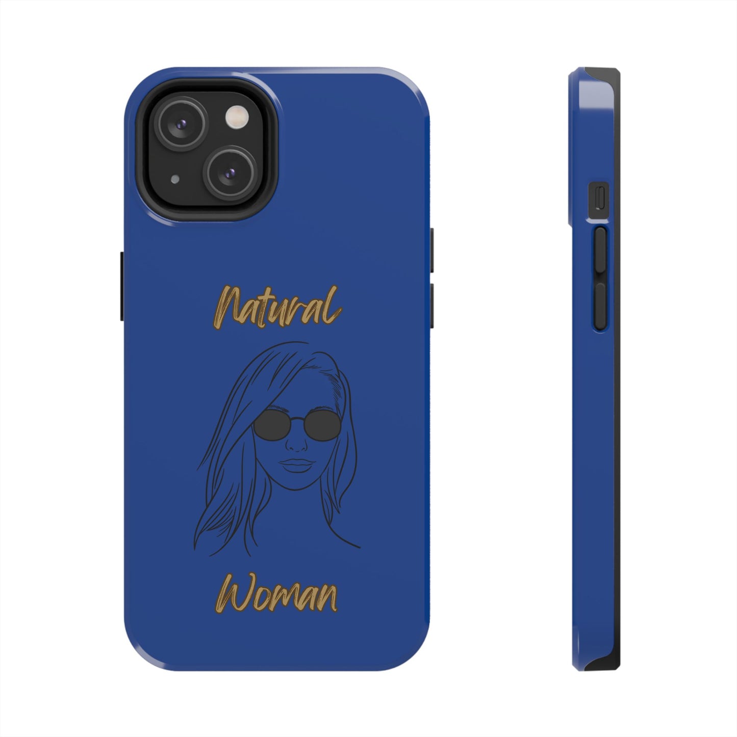 Natural Woman Shades (BL)Tough Phone Cases DARK BLUE