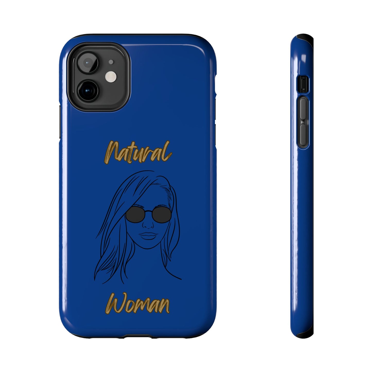 Natural Woman Shades (BL)Tough Phone Cases DARK BLUE
