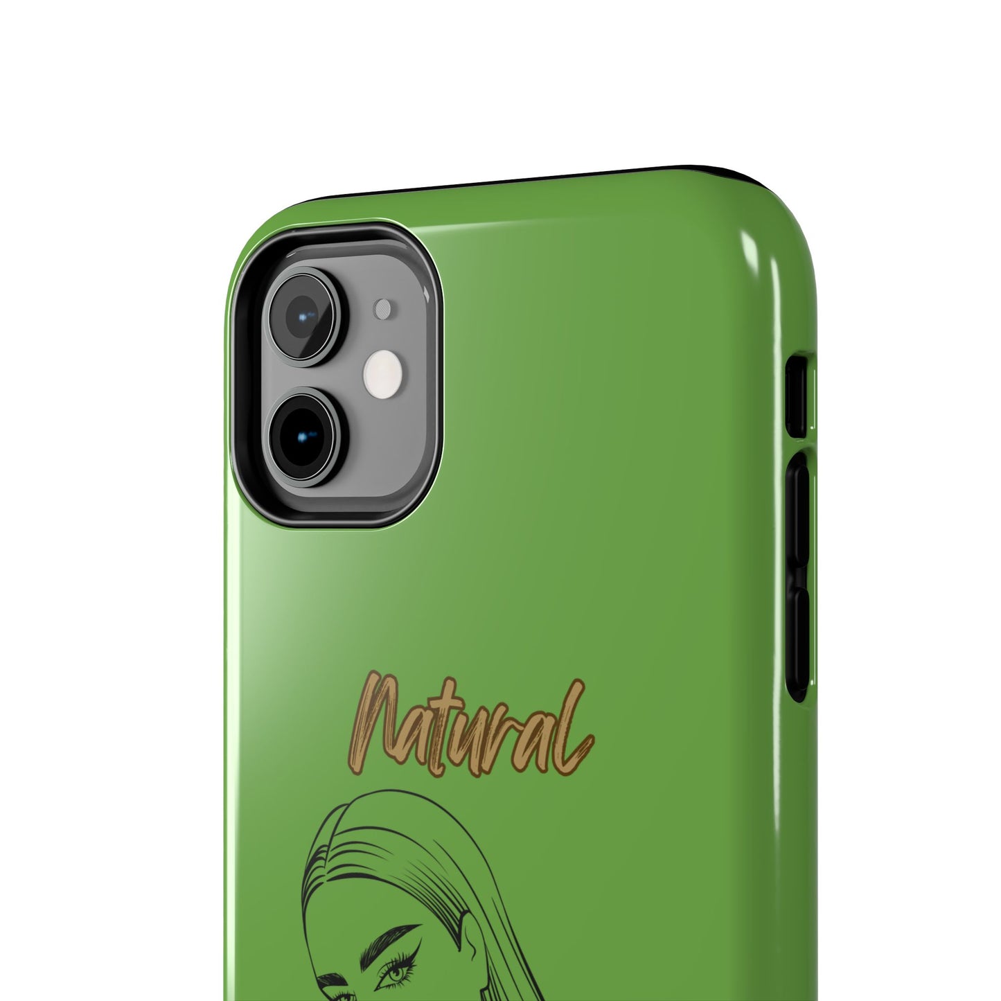 Natural Woman The Stare (BL)Tough Phone Cases GREEN