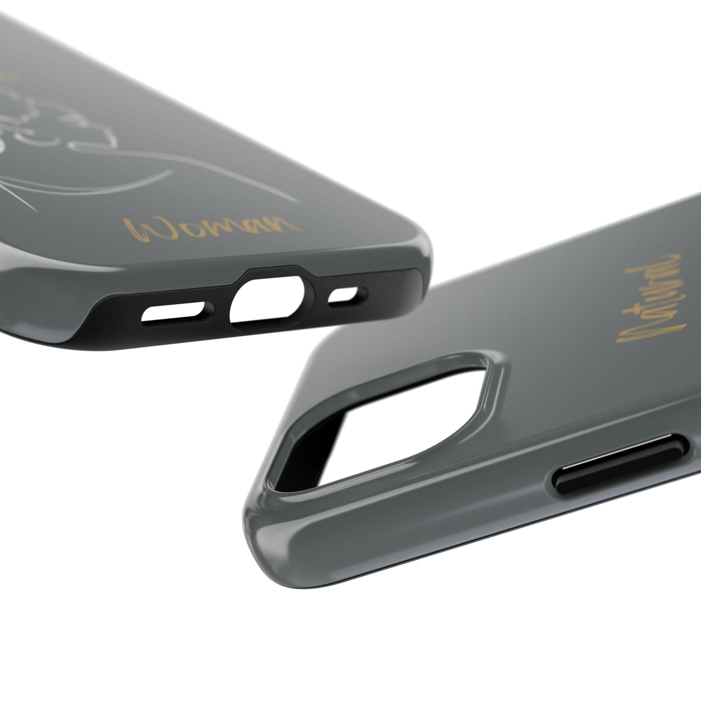 Natural Woman Twists (WL) Tough Phone Case DARK GREY
