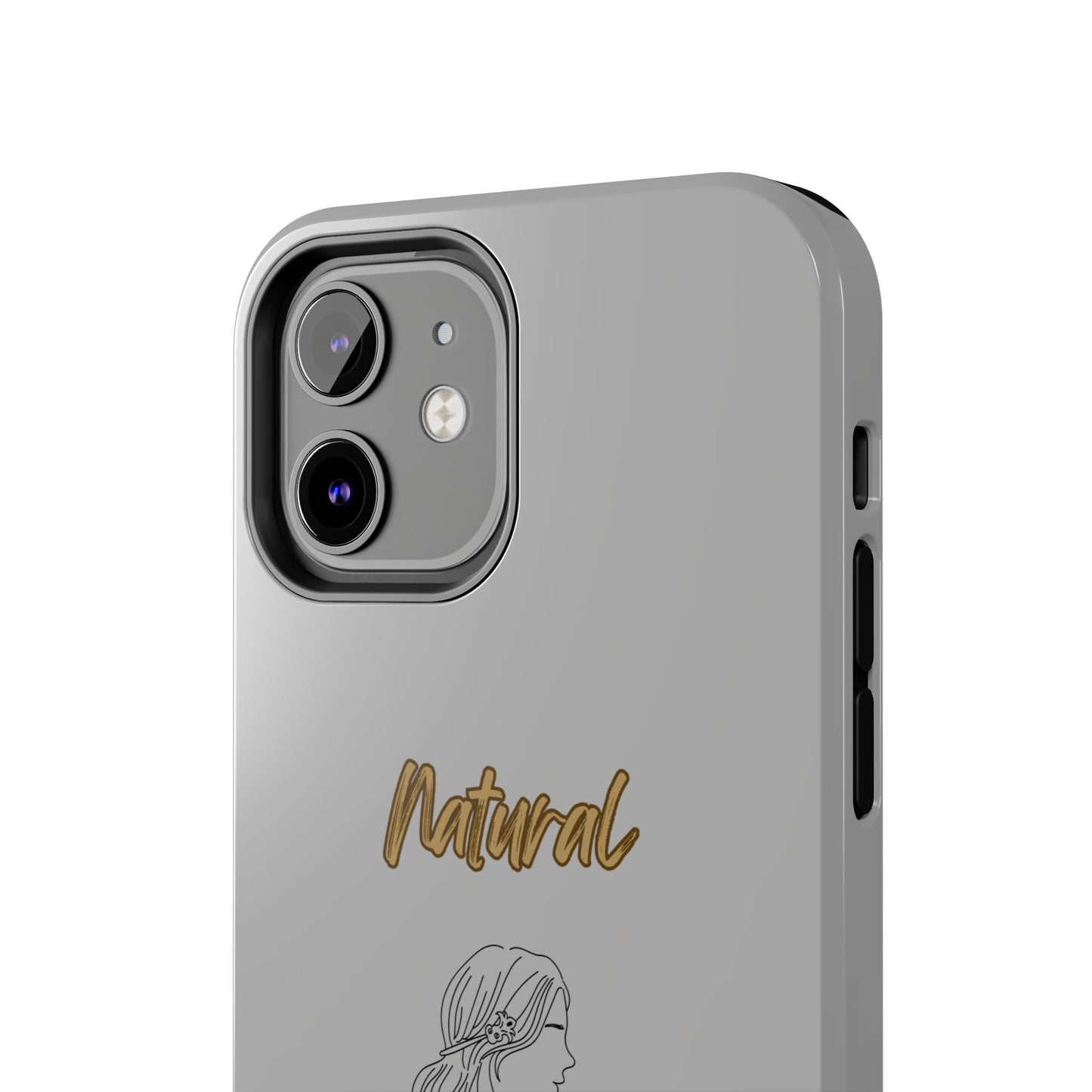 Natural Woman Young Woman (BL)Tough Phone Cases LIGHT GREY