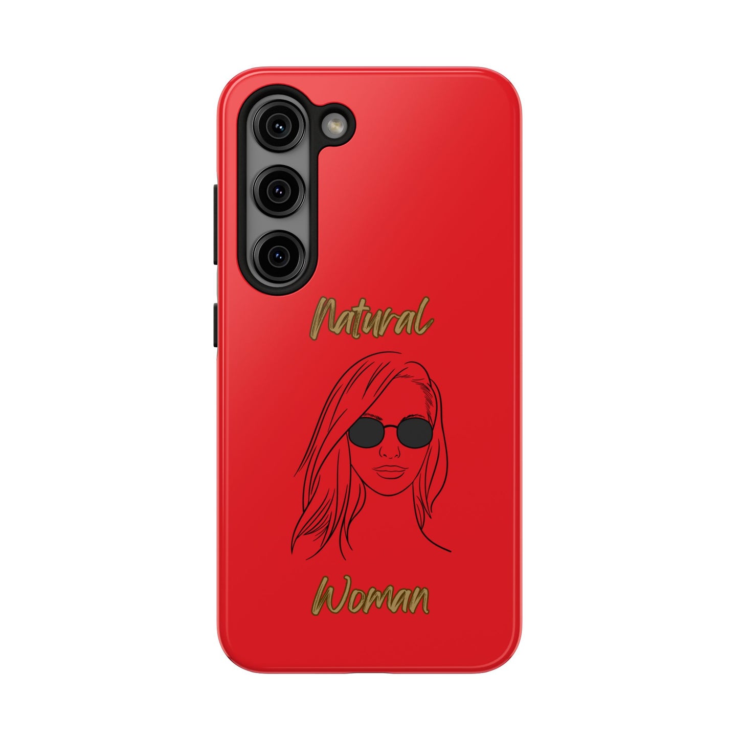Natural Woman Shades (BL)Tough Phone Cases RED